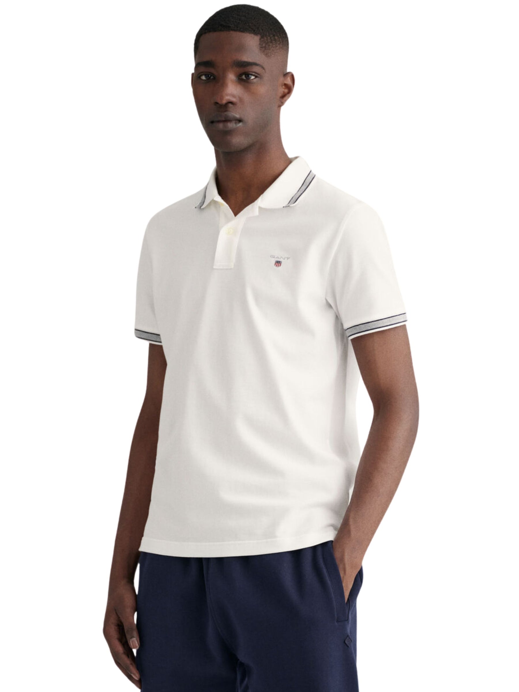 Gant | Mens Tipping Pique Polo Shirt