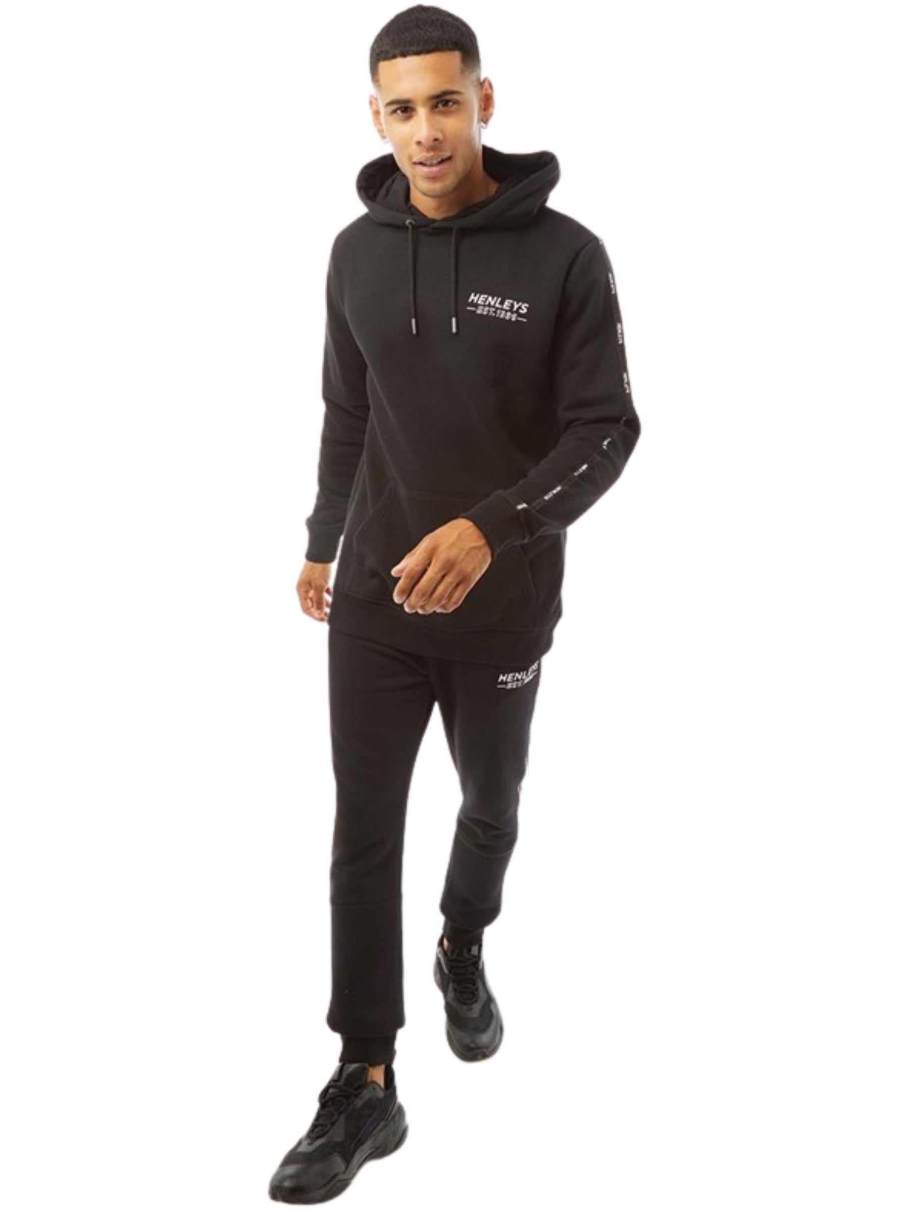 HENLY_HOOD_360123 Henleys | Mens Fleece Hoodie Henleys RAWDENIM