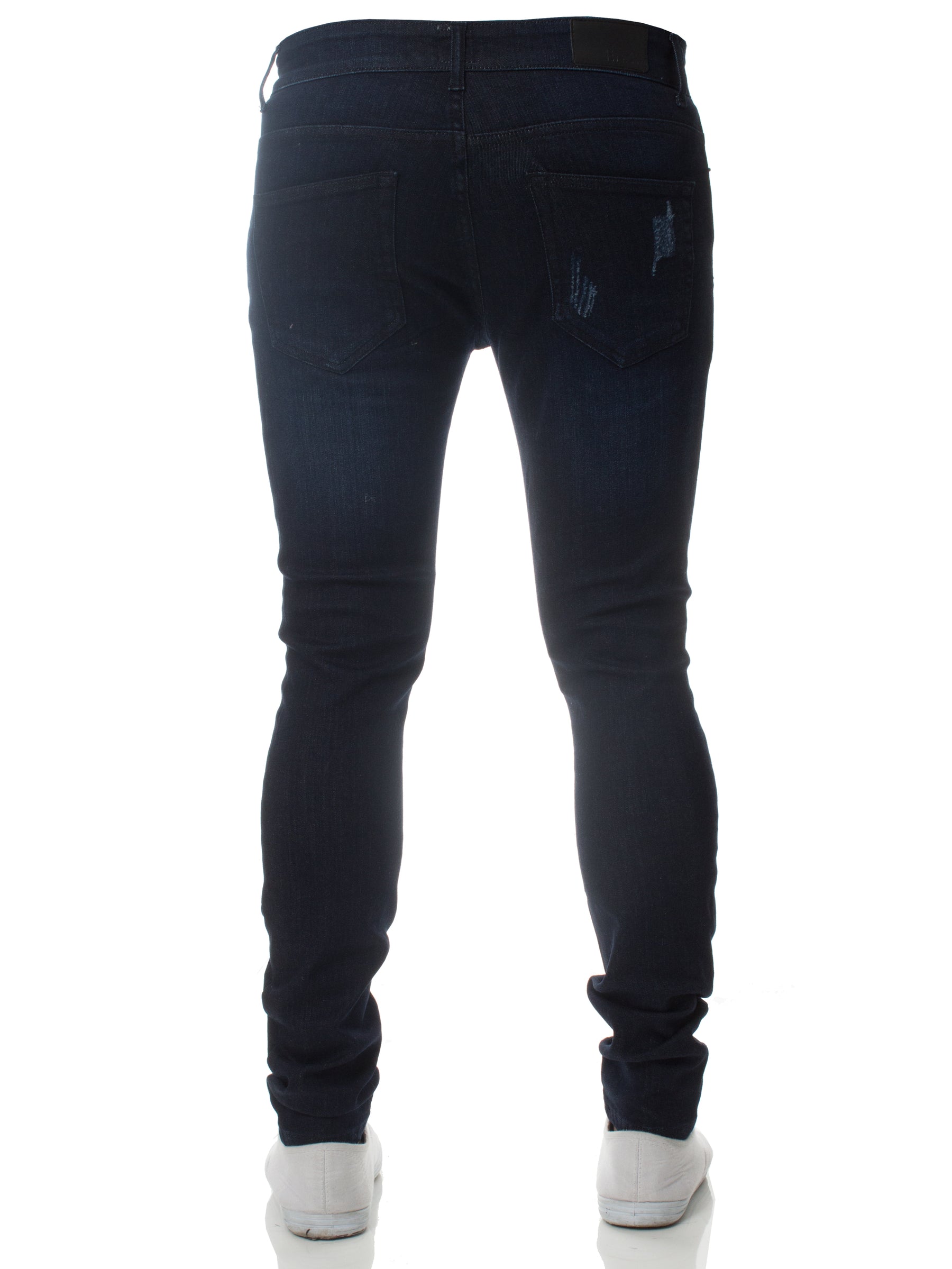 EZ376 Mens Denim Ripped Denim Jeans lsw | Enzo Designer Menswear ENZO RAWDENIM