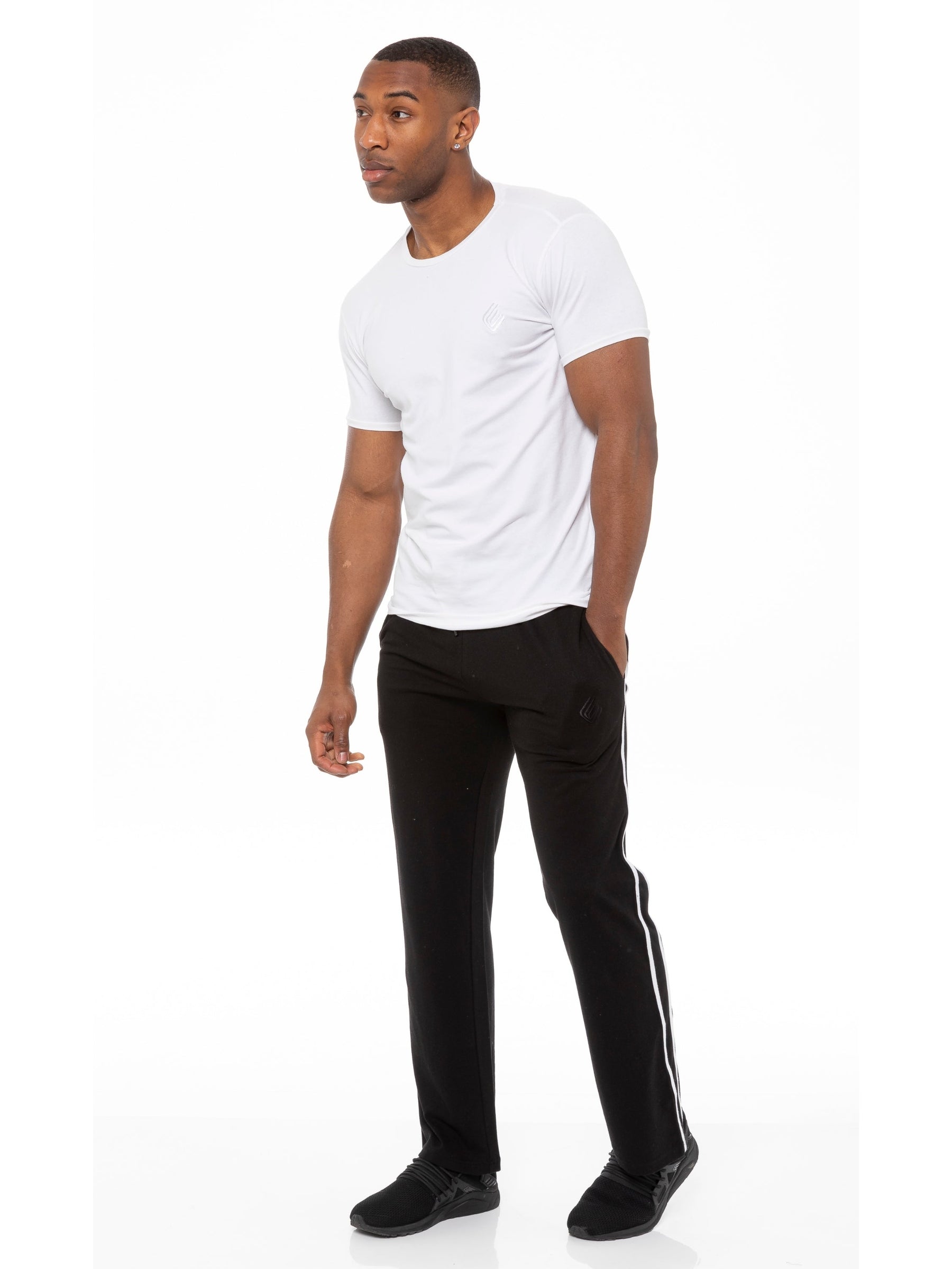 EZPL586 Mens Casual Striped Pyjama Lounge Pants | ENZO Designer Menswear ENZO RAWDENIM