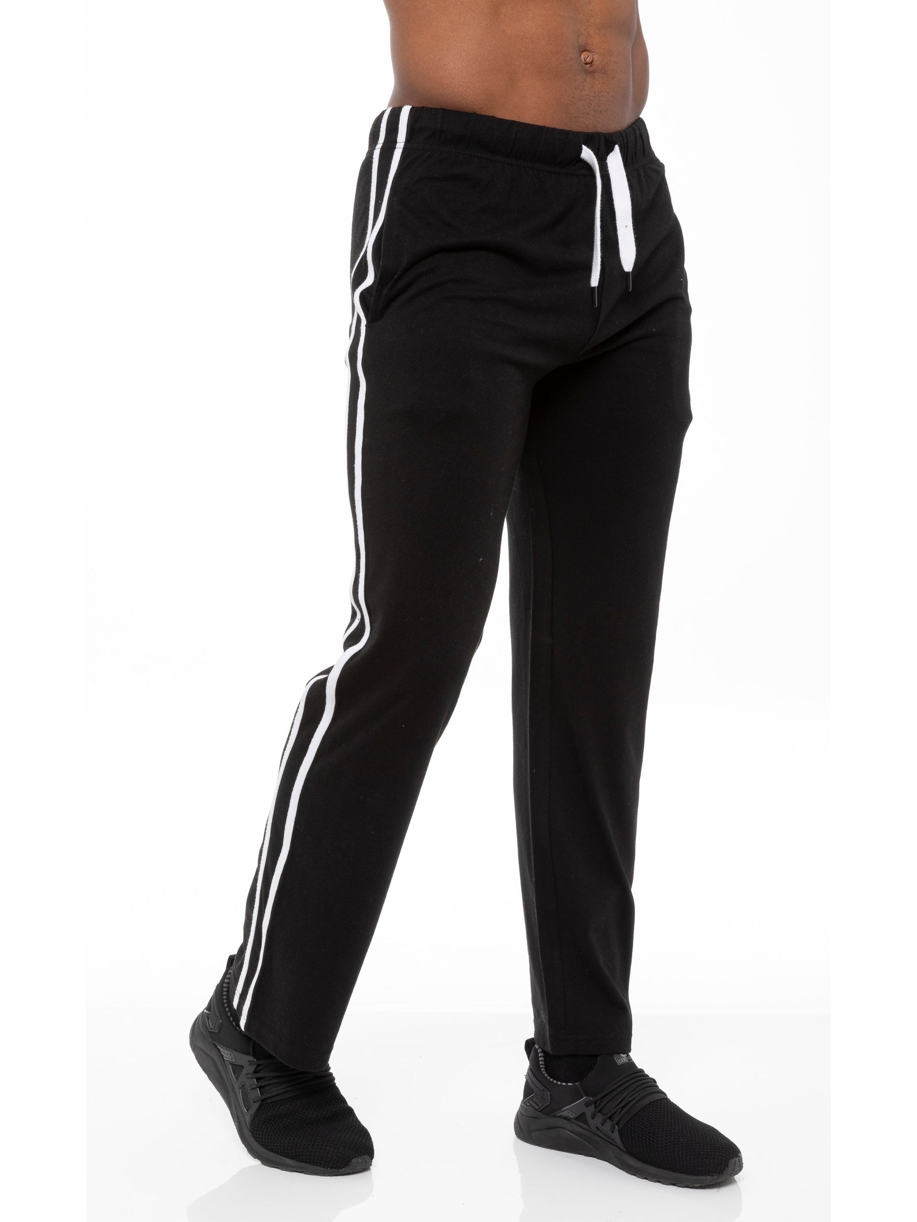 EZPL586 Mens Casual Striped Pyjama Lounge Pants | ENZO Designer Menswear ENZO RAWDENIM