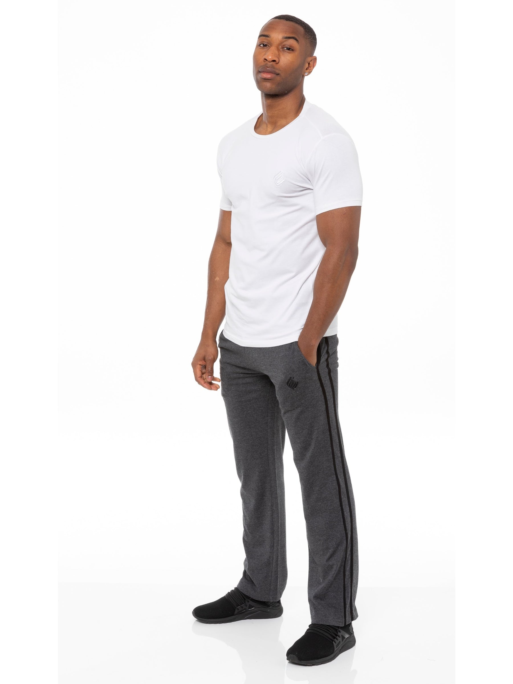 EZPL586 Mens Casual Striped Pyjama Lounge Pants | ENZO Designer Menswear ENZO RAWDENIM