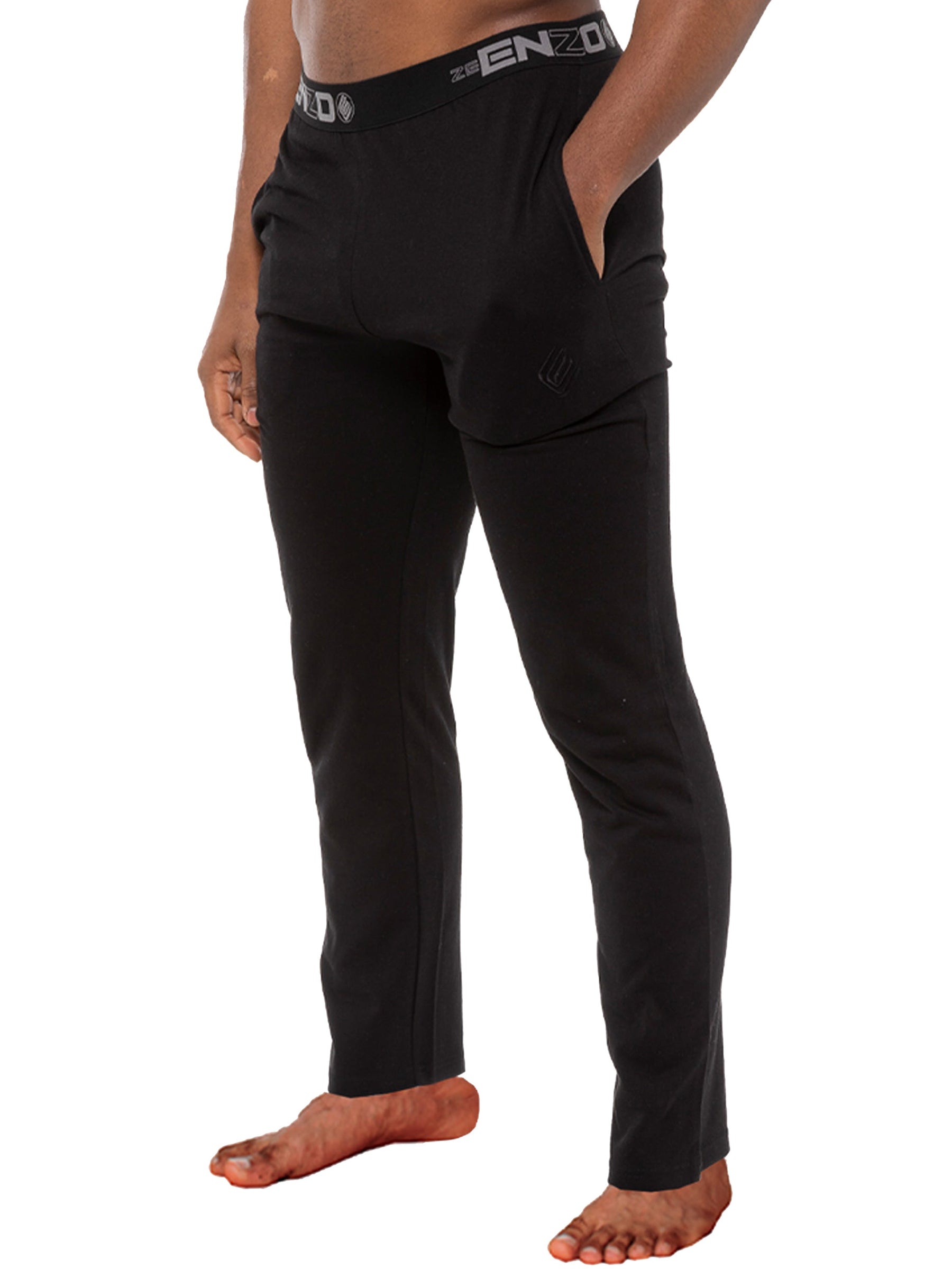 EZPL585 Copy of Mens Jacquard Waistline Lounge Pant Joggers | Enzo Designer Menswear ENZO RAWDENIM
