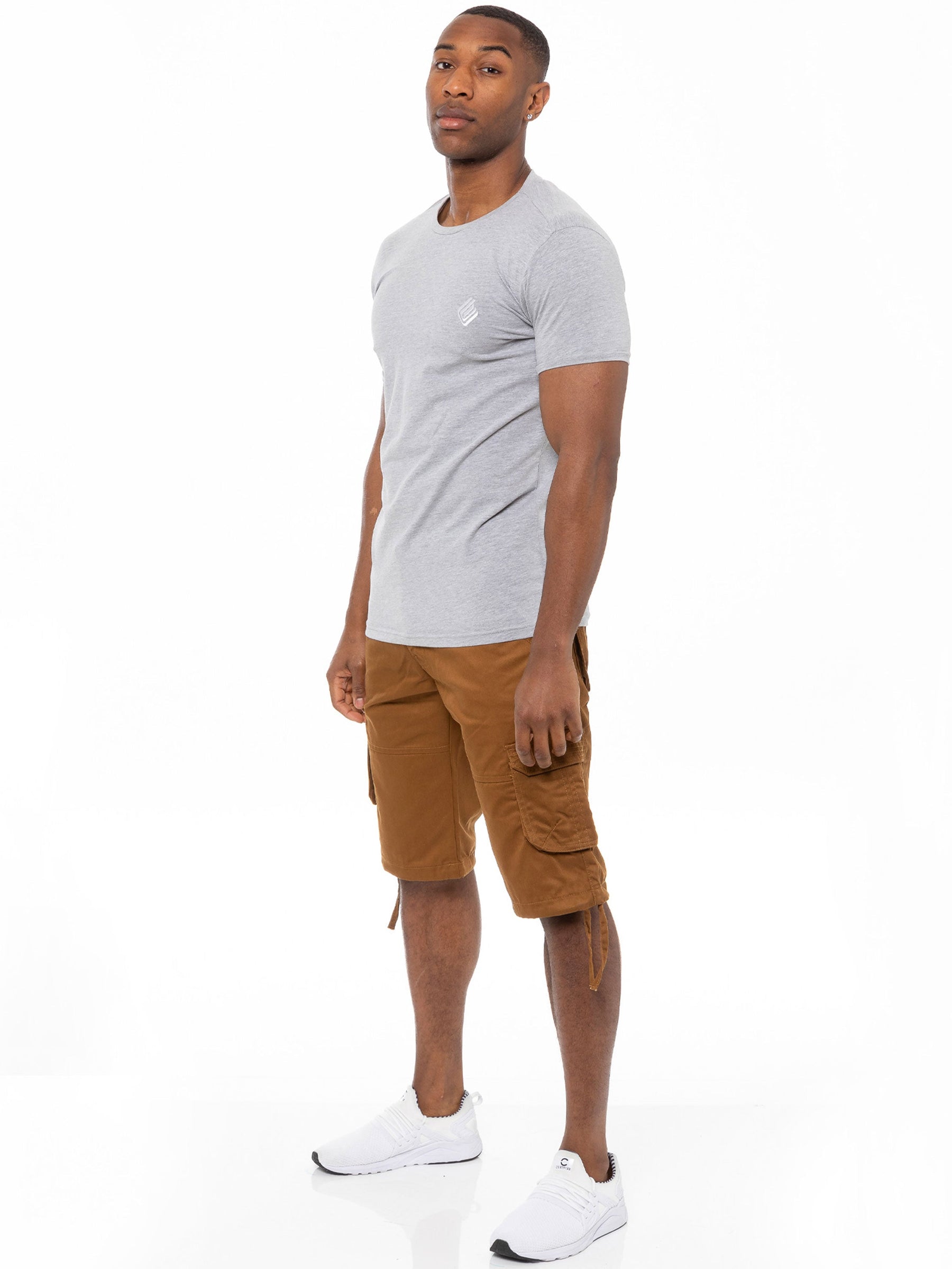 EZS405 Copy of Enzo Mens Cargo Combat Shorts | Enzo Designer Menswear ENZO RAWDENIM