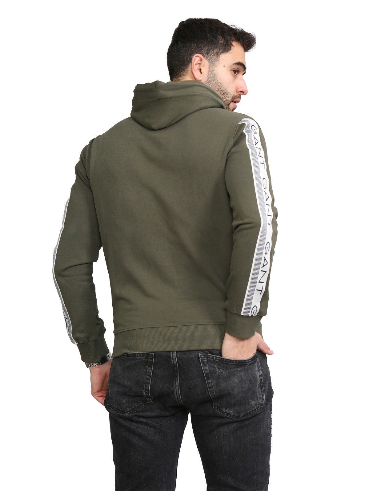 GANT_HOODY Copy of Gant Mens Pullover Striped Hoodie S-2XL GANT RAWDENIM