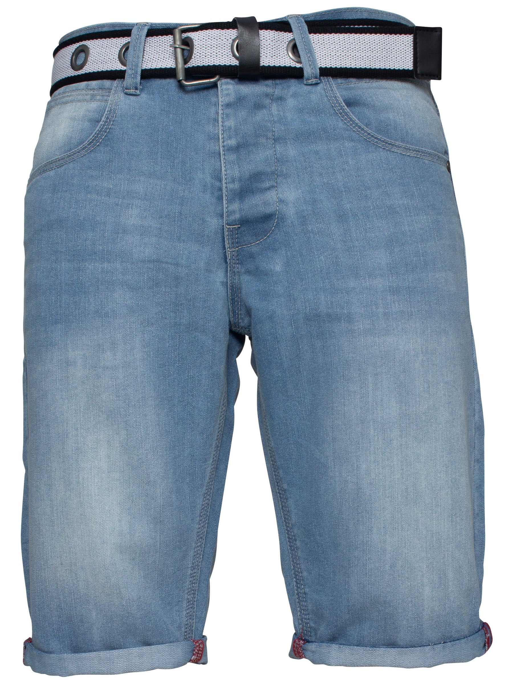 Cassady Shorts Copy of Mens APT Dark Blue Slim Fit Denim Shorts | APT Designer Menswear APT RAWDENIM