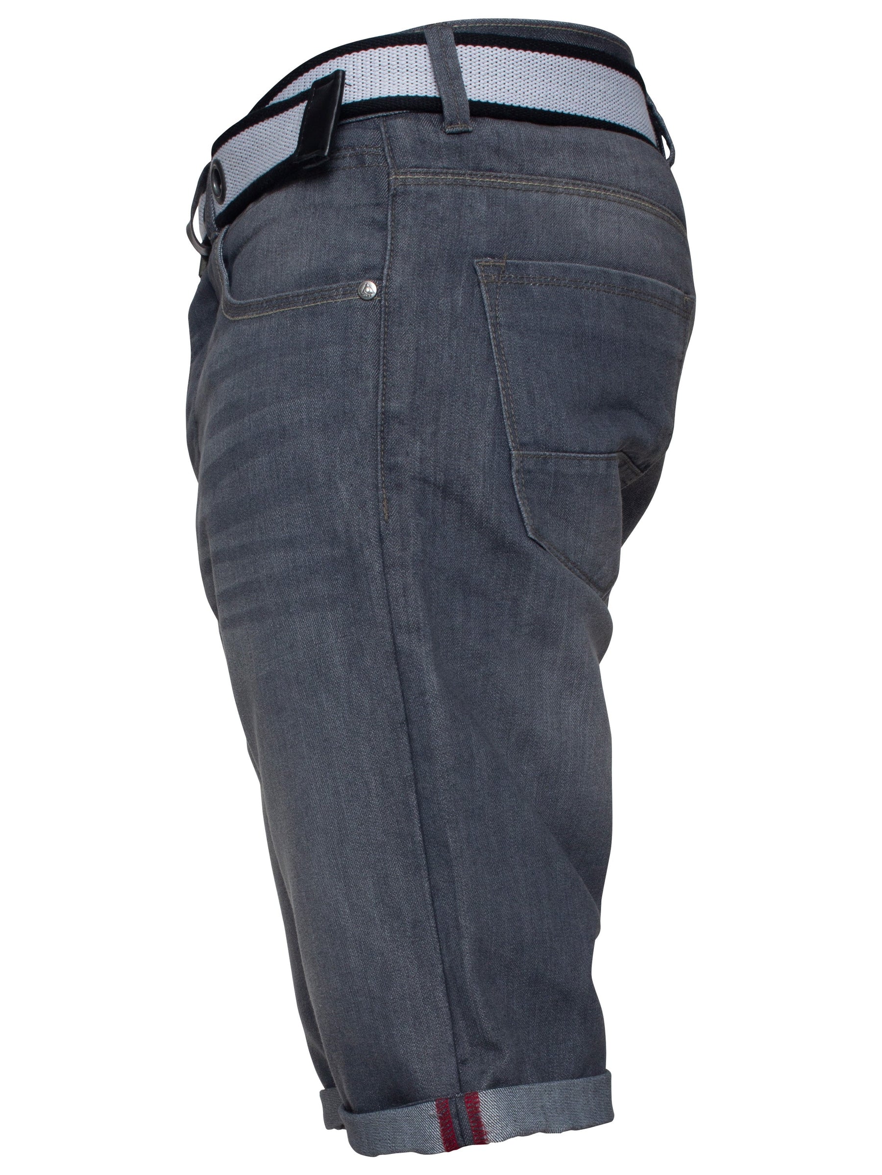 Cassady Shorts Copy of Mens APT Dark Blue Slim Fit Denim Shorts | APT Designer Menswear APT RAWDENIM