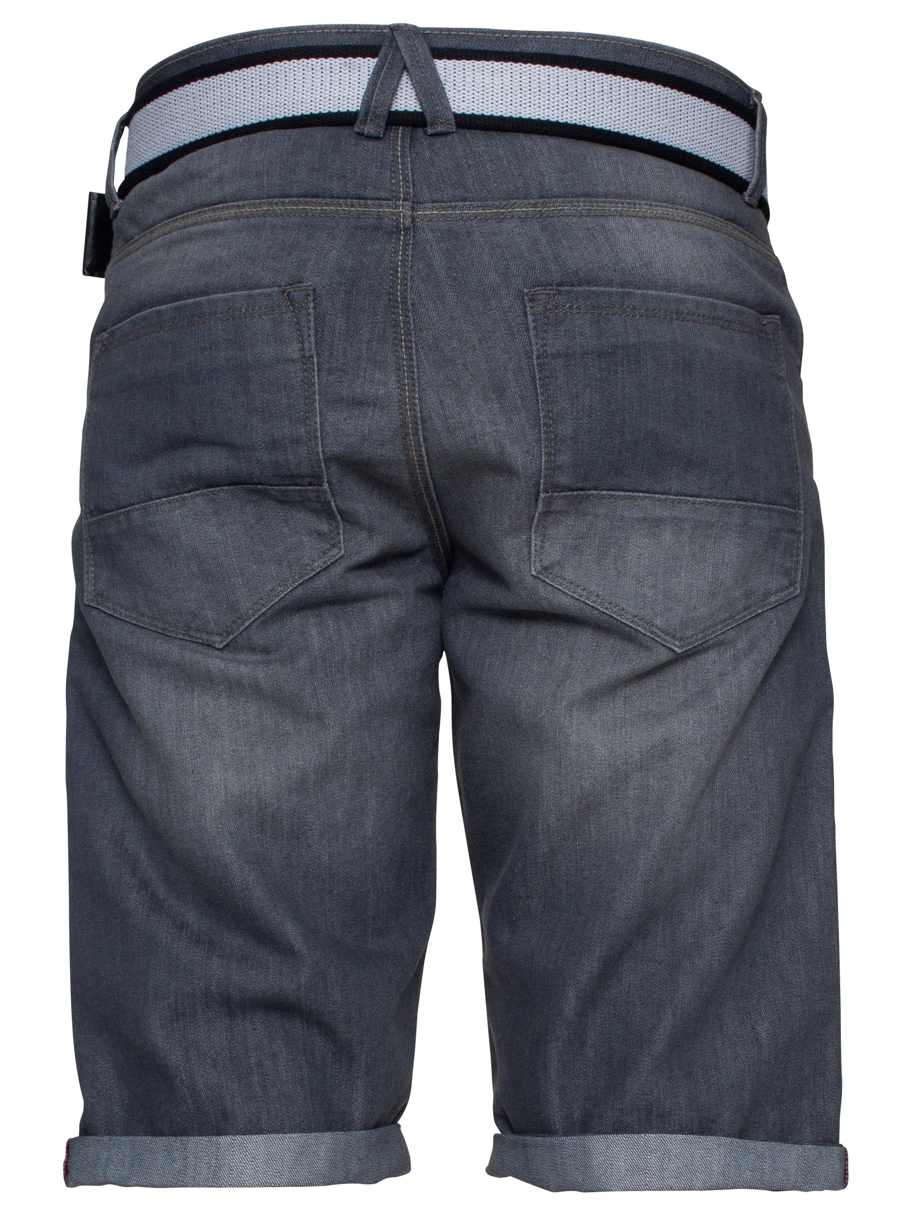 Cassady Shorts Copy of Mens APT Dark Blue Slim Fit Denim Shorts | APT Designer Menswear APT RAWDENIM