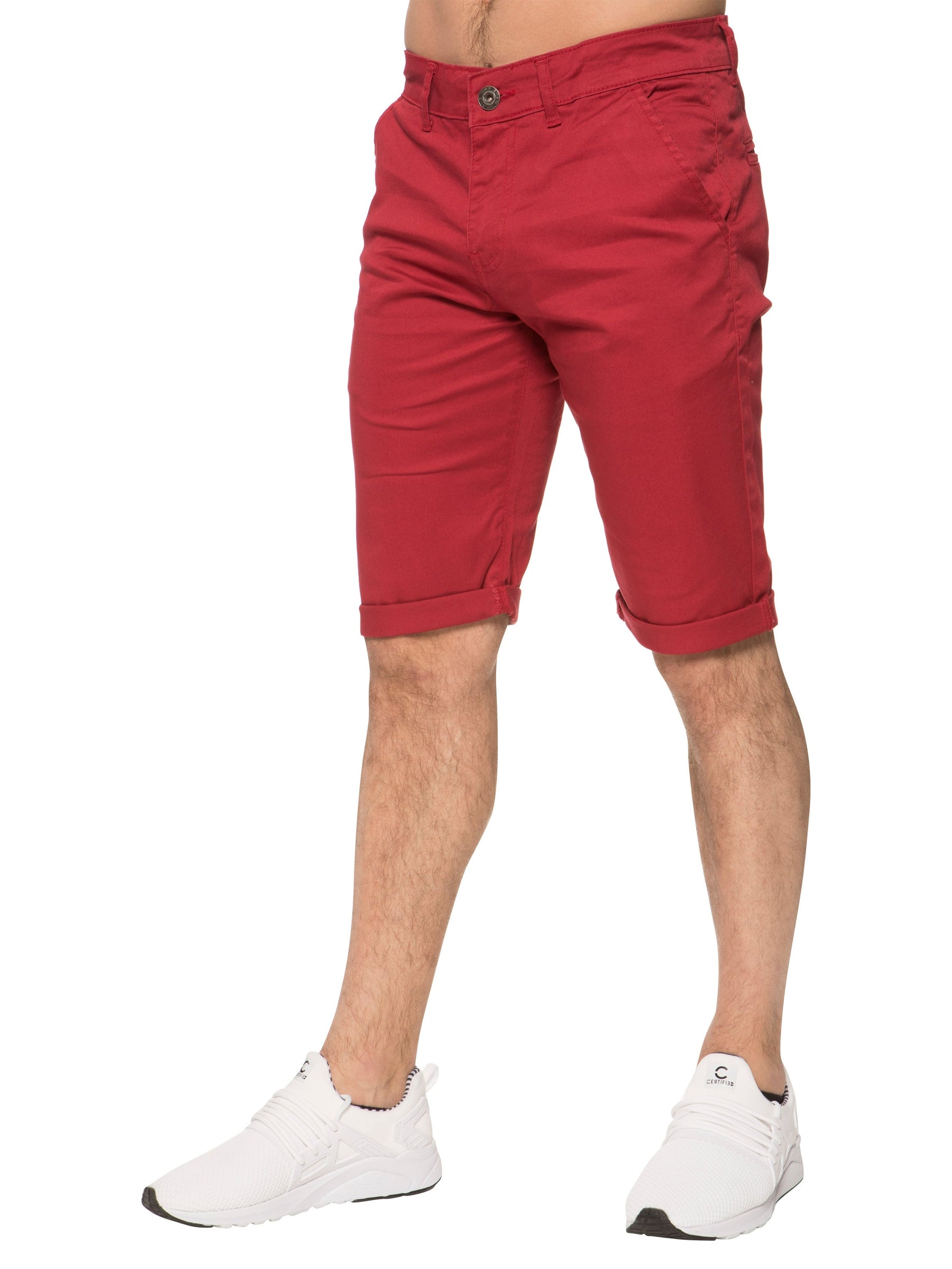 EZS348 Copy of Mens Slim Fit Stretch Chino Shorts | Enzo Designer Menswear ENZO RAWDENIM