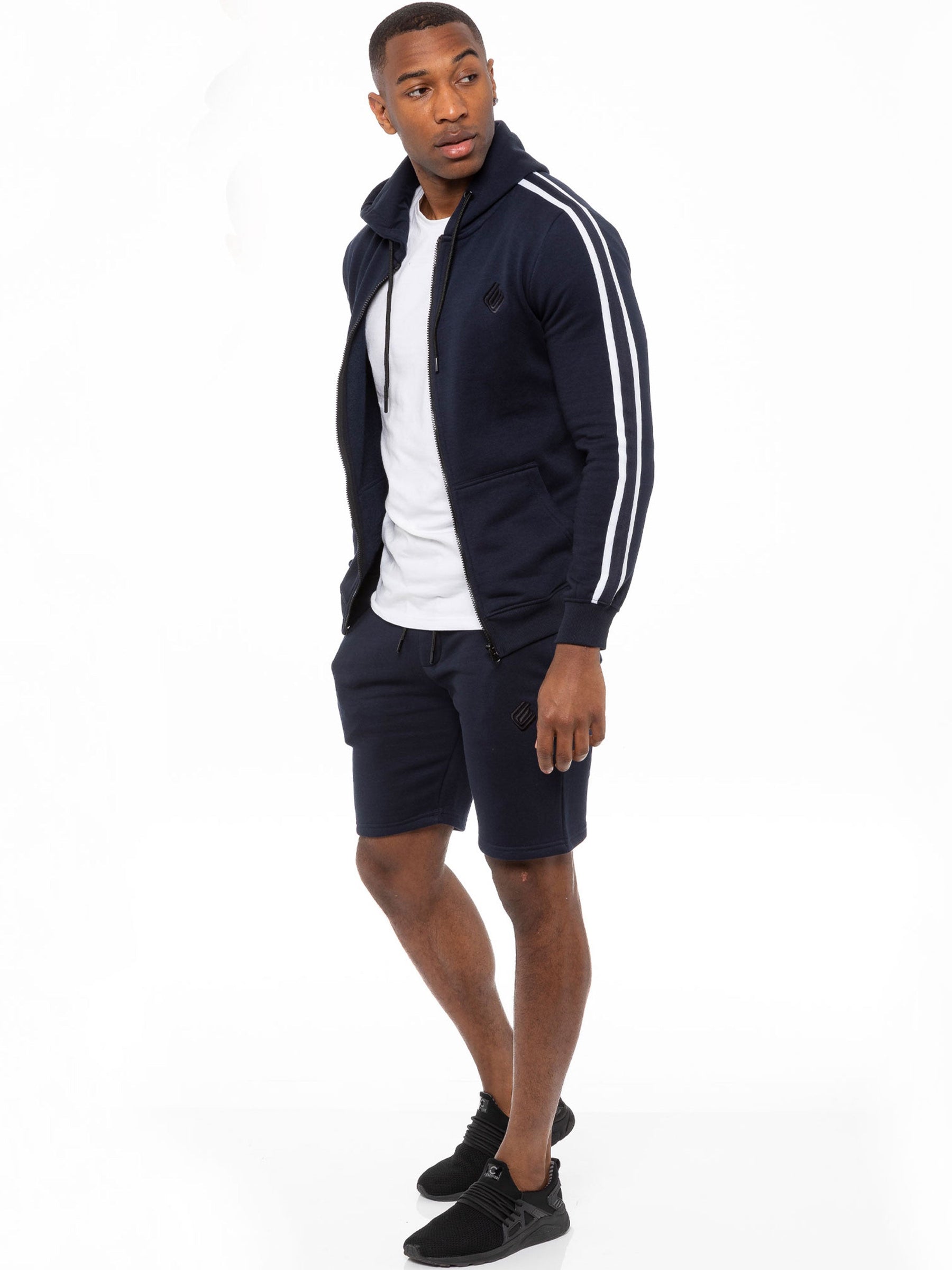 EZS412 Copy of Mens Fleece Gym Running Shorts | Enzo Designer Menswear ENZO RAWDENIM