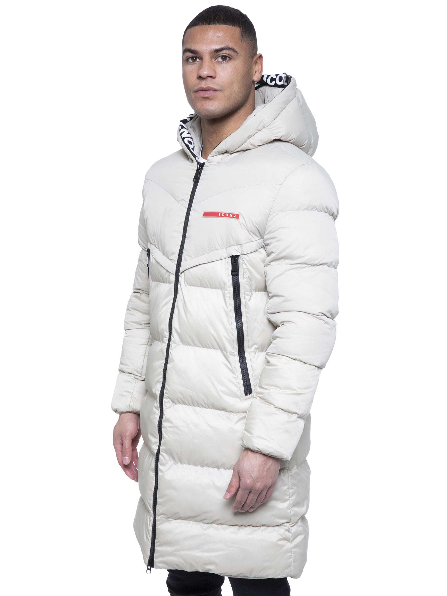 ICON LONG JACKET Icon Mens Puffer Long Jacket GUEST BRAND RAWDENIM