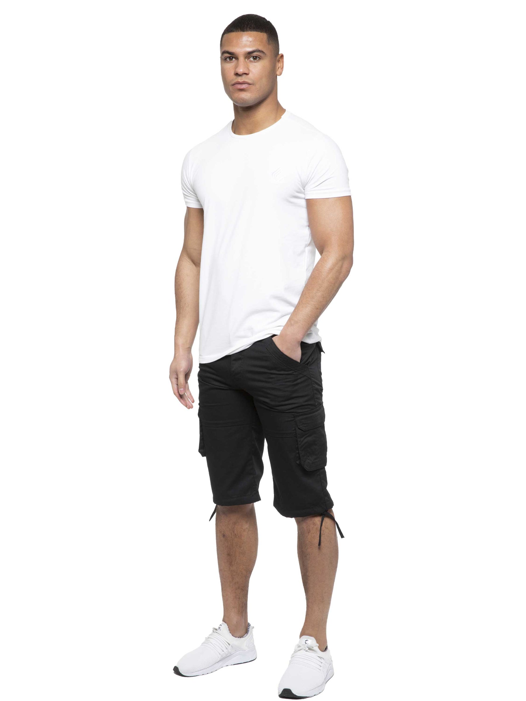 EZS426 SHORTS Enzo | Mens Cargo Combat Shorts ENZO RAWDENIM