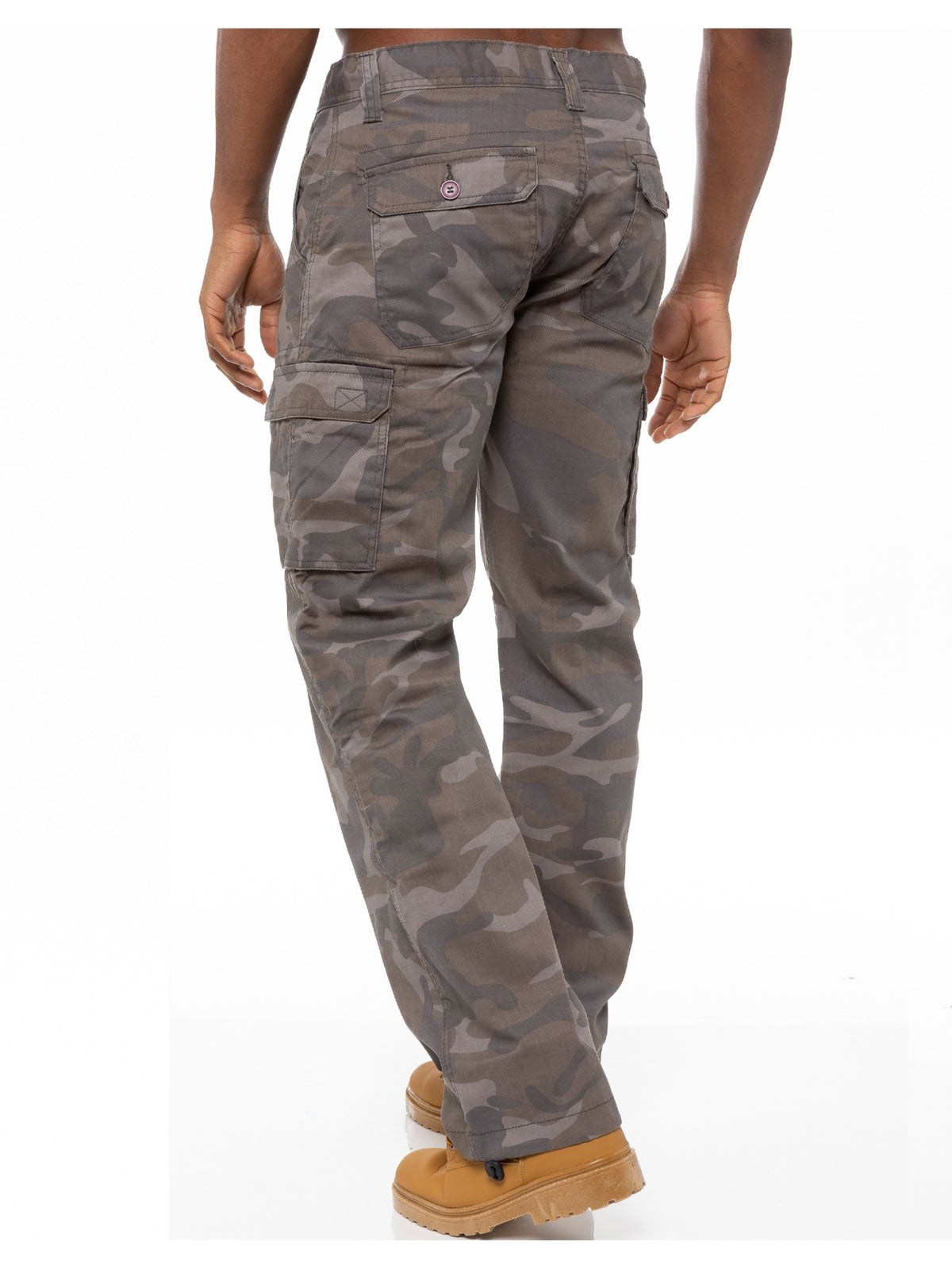KZ116 Kruze | Mens Combat Cargo Camouflage Trousers KRUZE RAWDENIM
