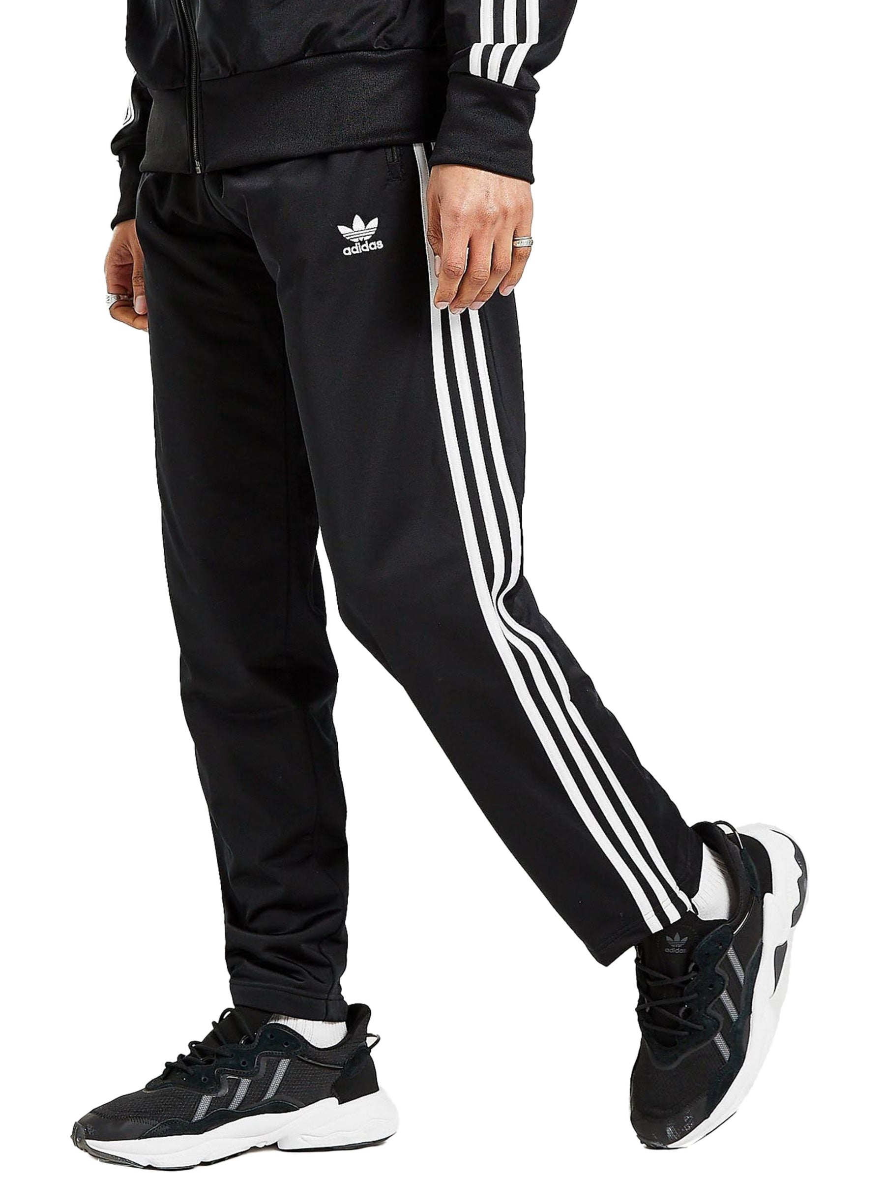 ADIDAS MENS FIREBIRD FT Adidas Mens Firebird 3 Strips Zip Up Full Tracksuit ADIDAS RAWDENIM