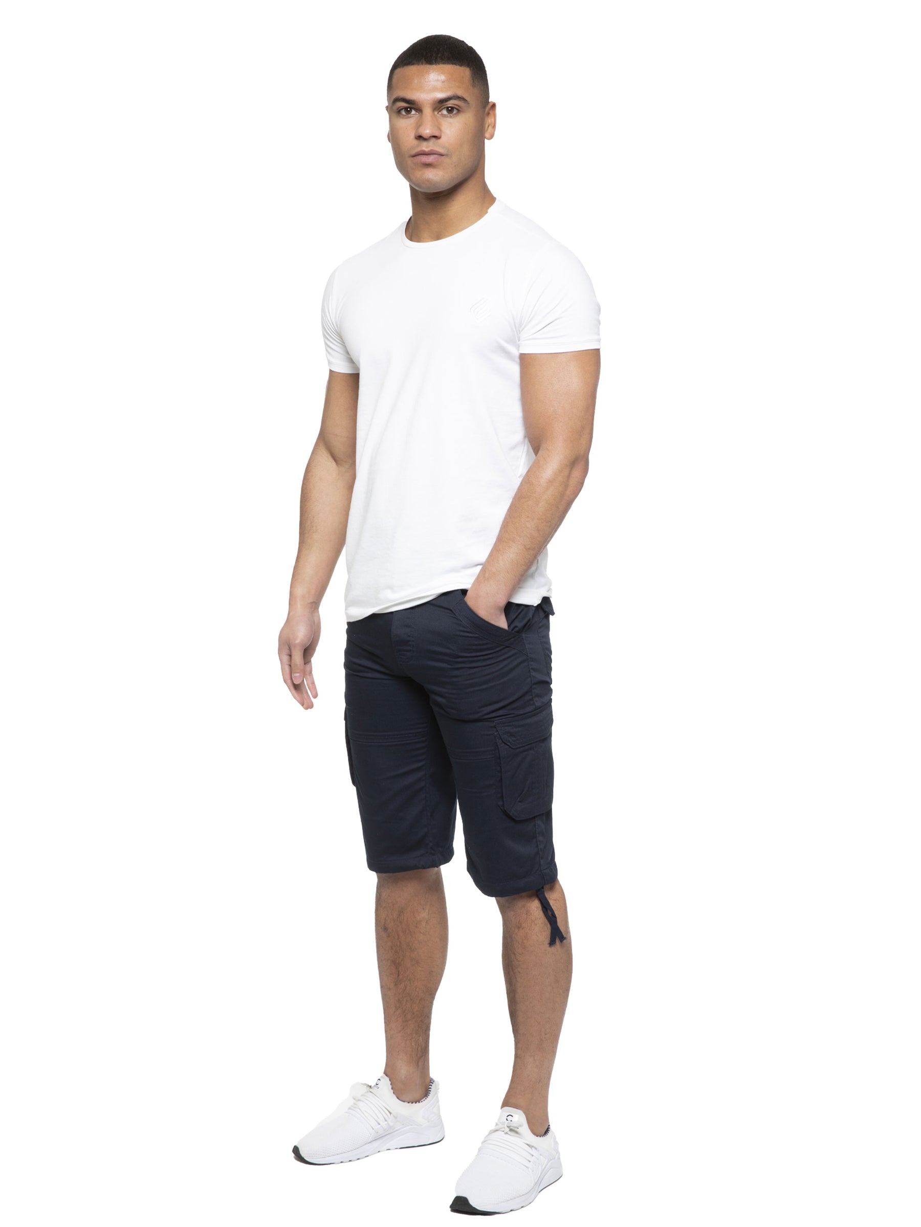 EZS426 SHORTS Enzo | Mens Cargo Combat Shorts ENZO RAWDENIM
