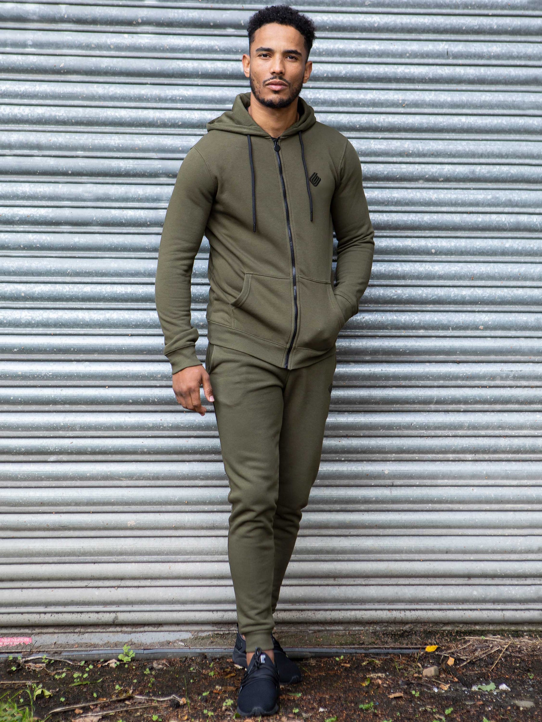 EZHD577 Mens Zip Up Hooded Fleece Tracksuit Top | Enzo Designer Menswear ENZO RAWDENIM