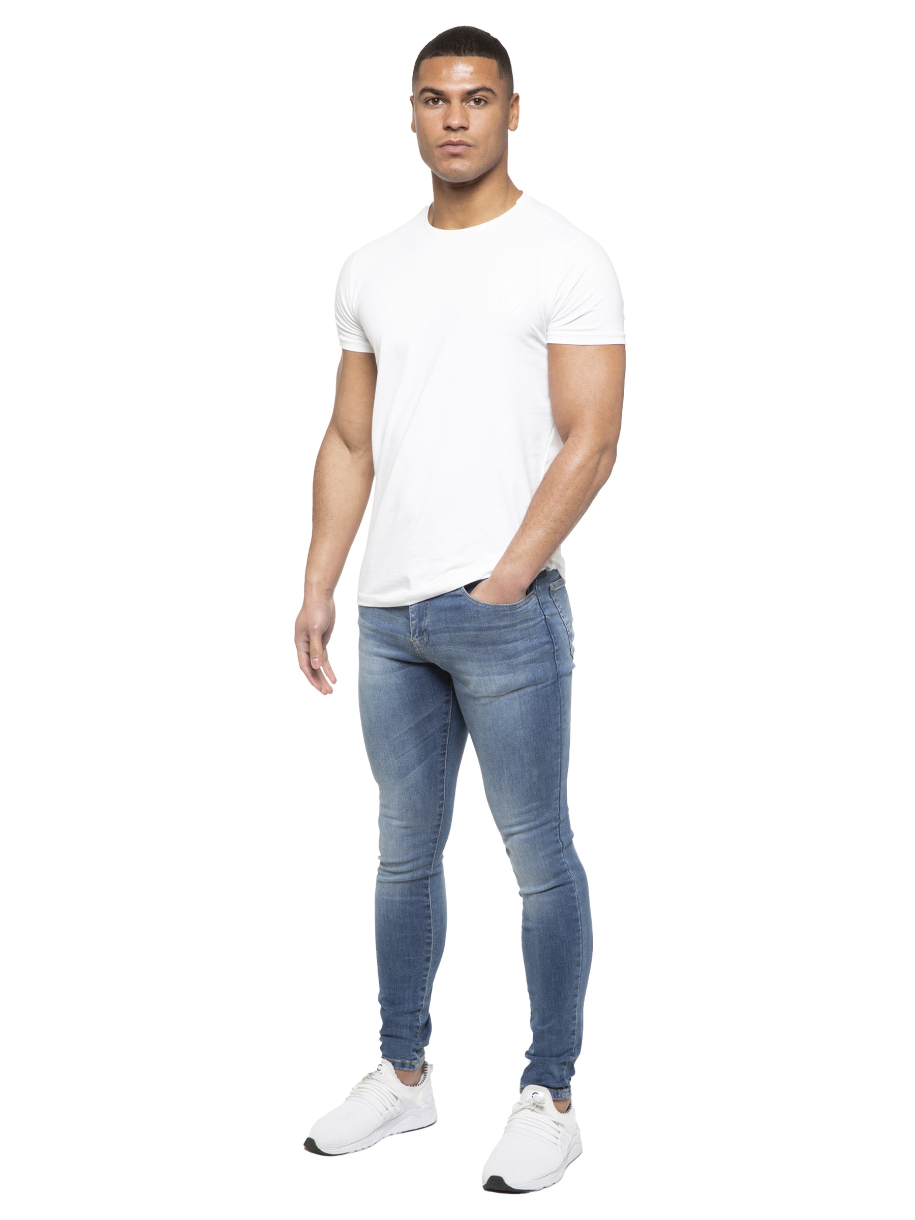 EM627 ETO | Mens Designer Slim Skinny Fit Stretch Jeans ETO RAWDENIM