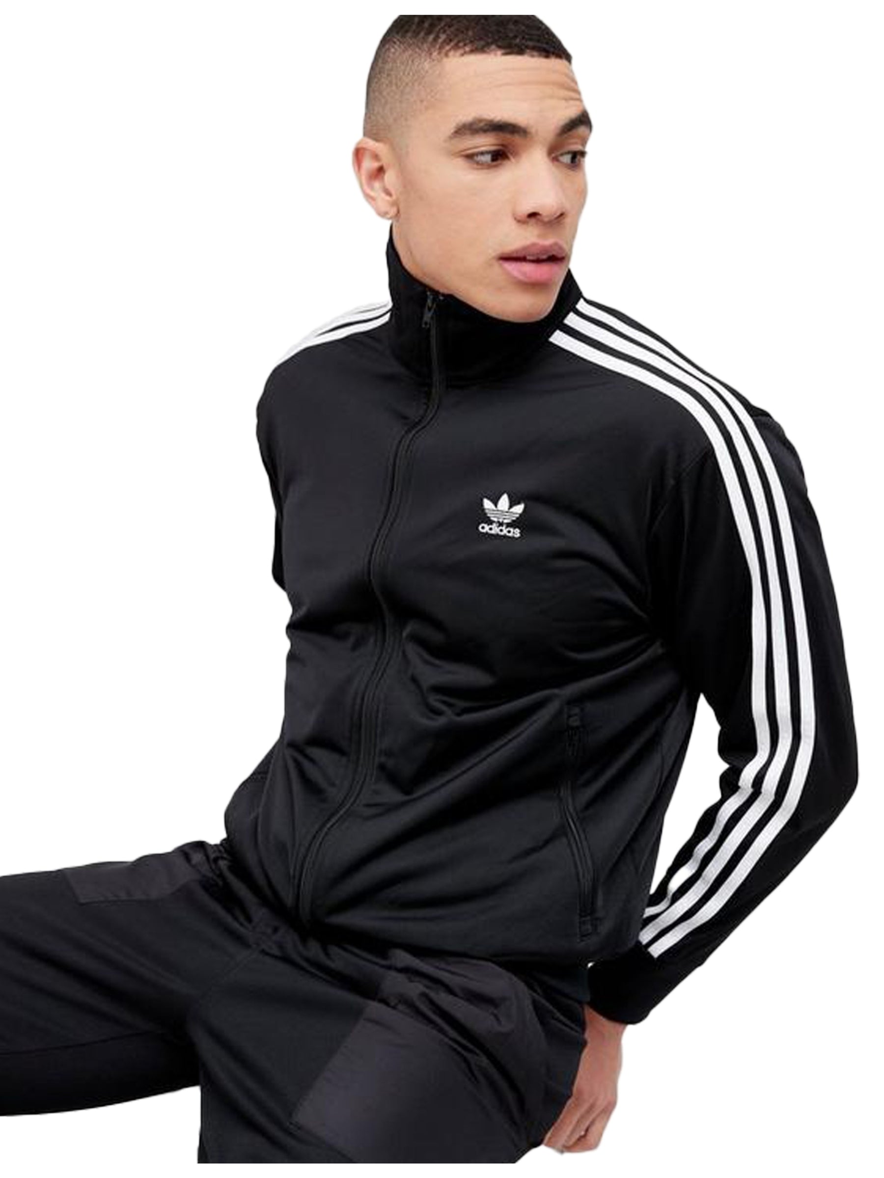 ADIDAS MENS FIREBIRD FT Adidas Mens Firebird 3 Strips Zip Up Full Tracksuit ADIDAS RAWDENIM