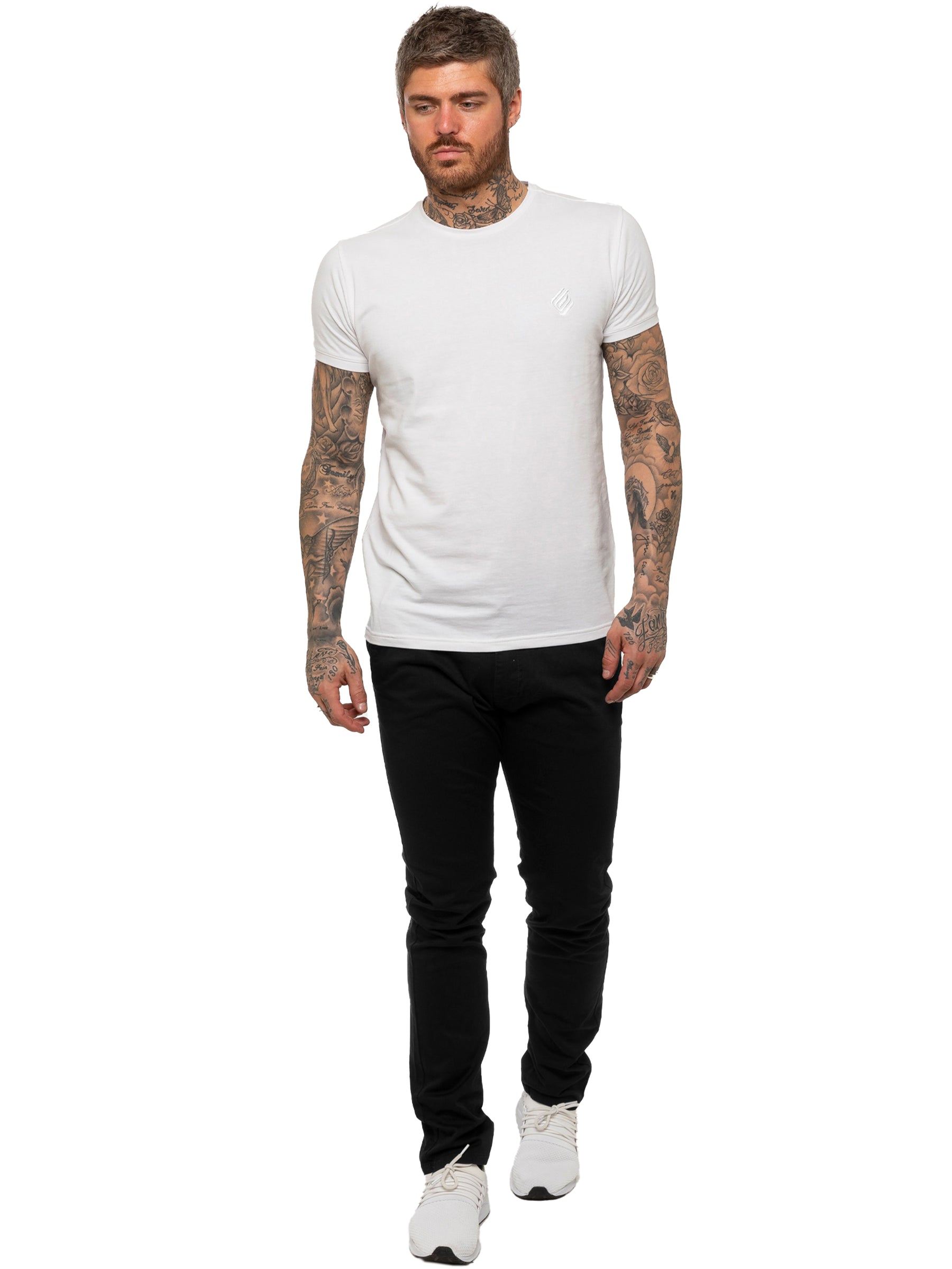 EZ348 Mens Chinos Slim Fit Stretch Jeans | Enzo Designer Menswear ENZO RAWDENIM