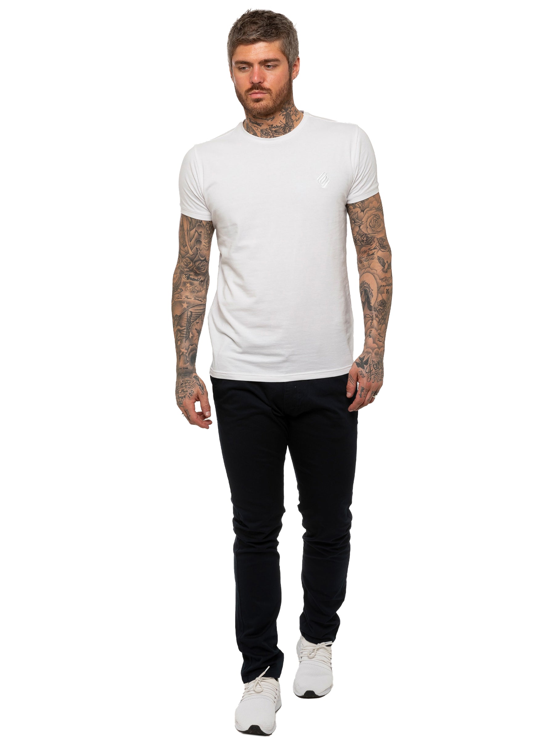 EZ348 Mens Chinos Slim Fit Stretch Jeans | Enzo Designer Menswear ENZO RAWDENIM