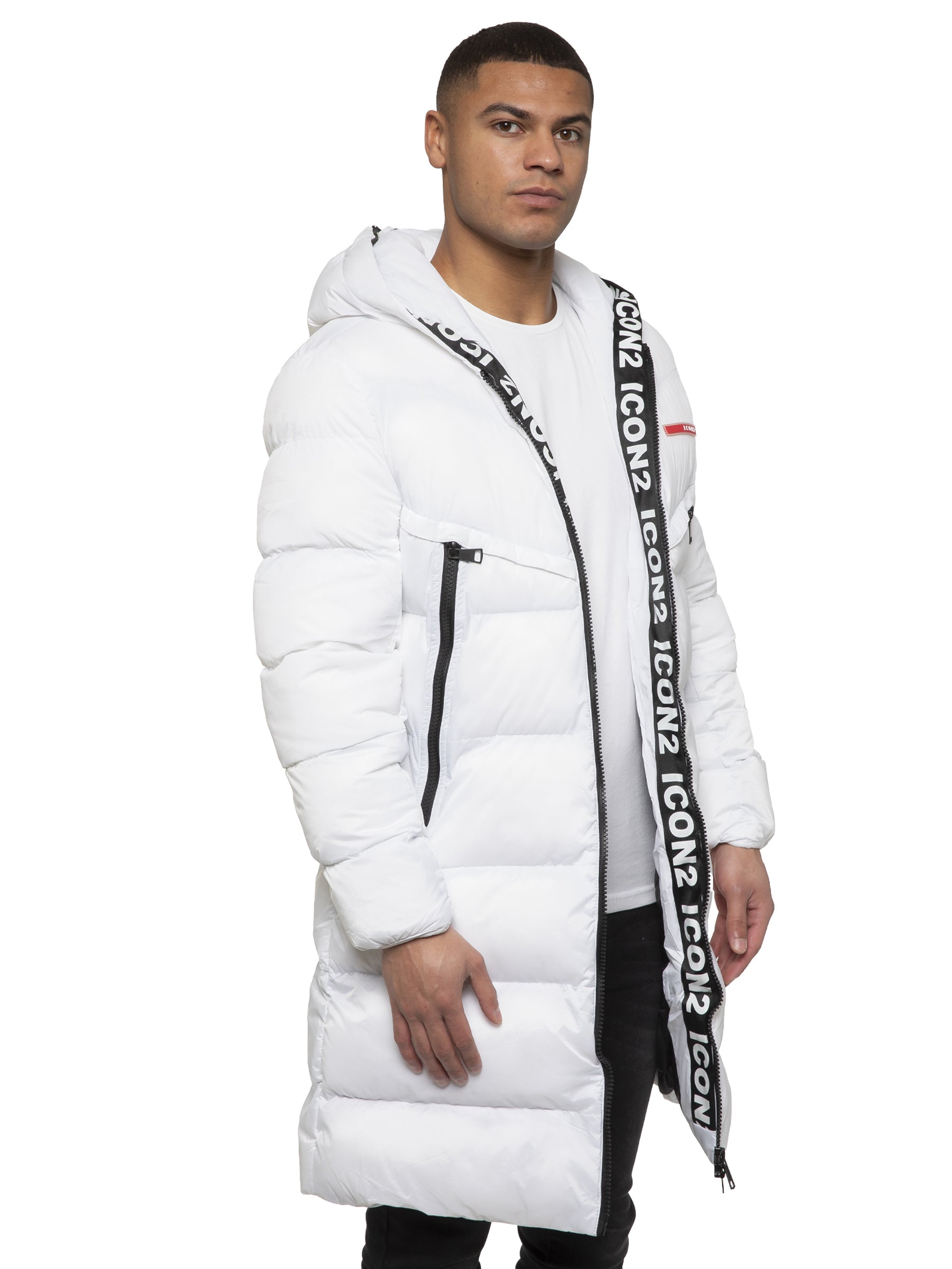 ICON LONG JACKET Icon Mens Puffer Long Jacket GUEST BRAND RAWDENIM