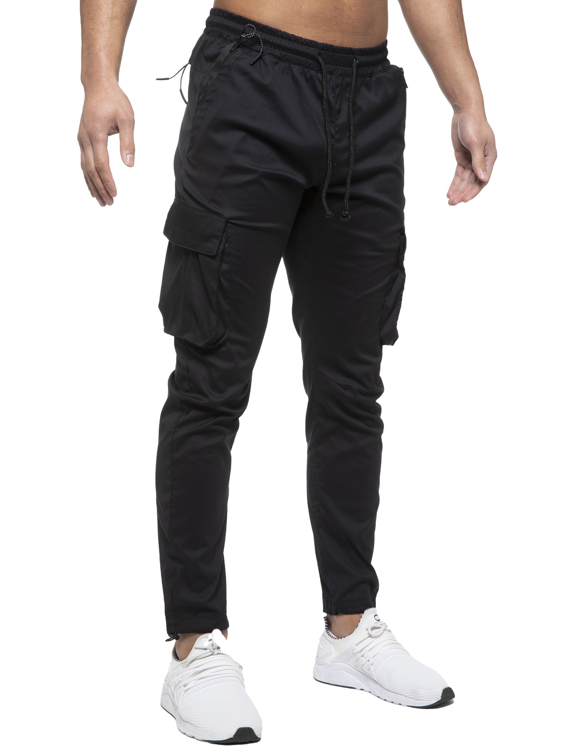 EZ428 Enzo | Mens Cargo Track Pants ENZO RAWDENIM