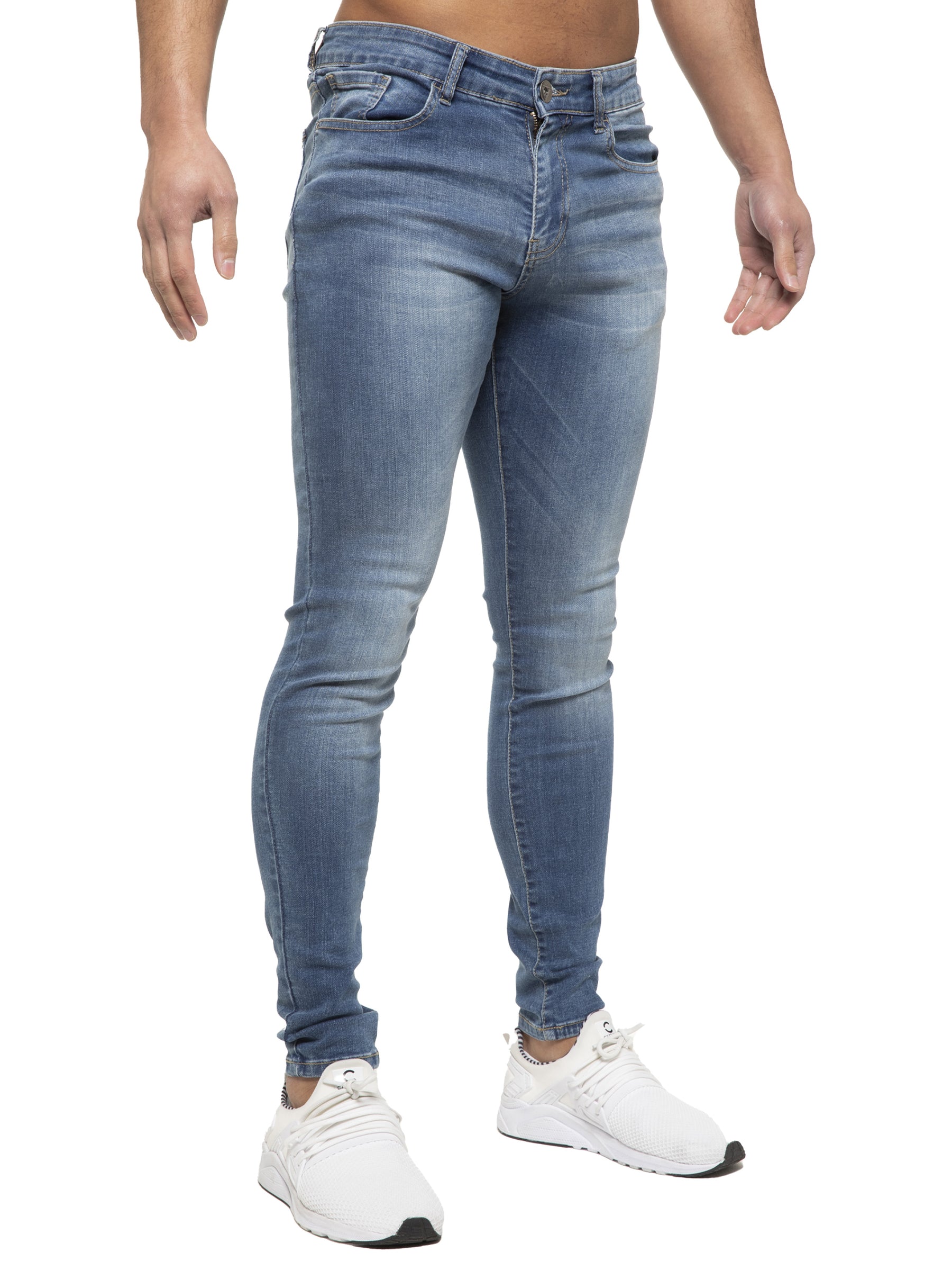 EM627 ETO | Mens Designer Slim Skinny Fit Stretch Jeans ETO RAWDENIM