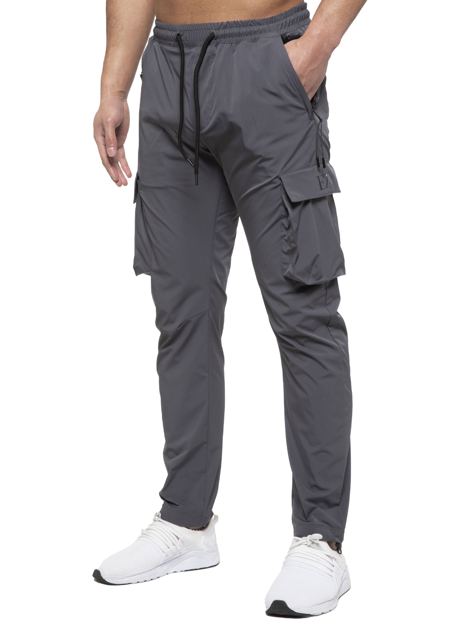 EZ428 Enzo | Mens Cargo Track Pants ENZO RAWDENIM