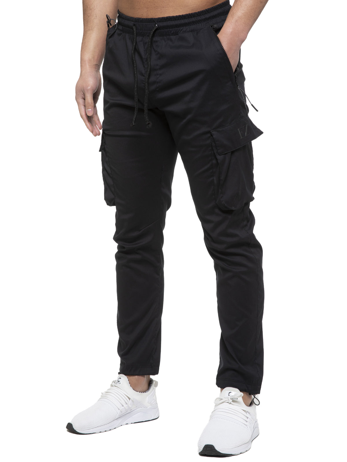 EZ428 Enzo | Mens Cargo Track Pants ENZO RAWDENIM