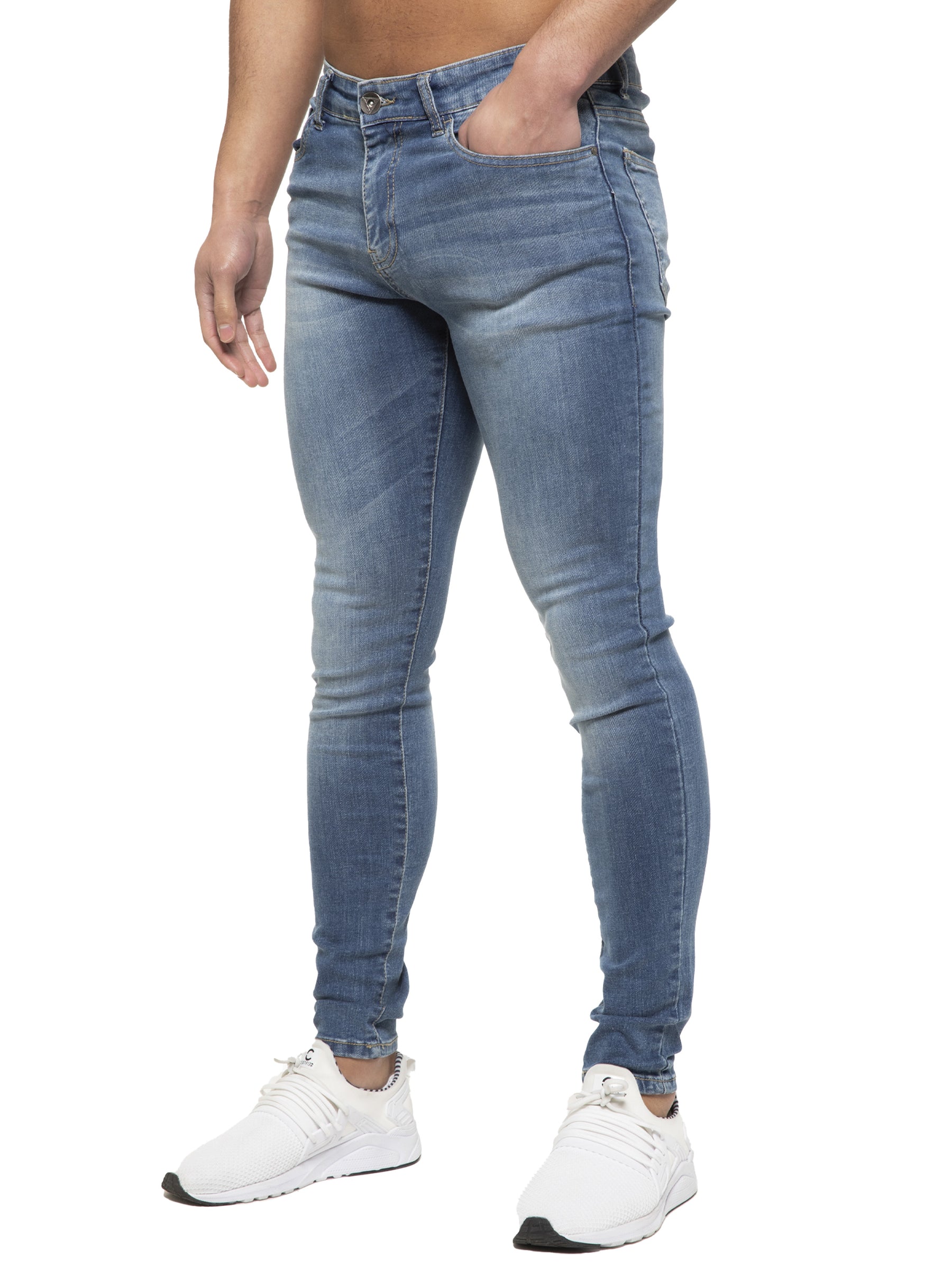 EM627 ETO | Mens Designer Slim Skinny Fit Stretch Jeans ETO RAWDENIM