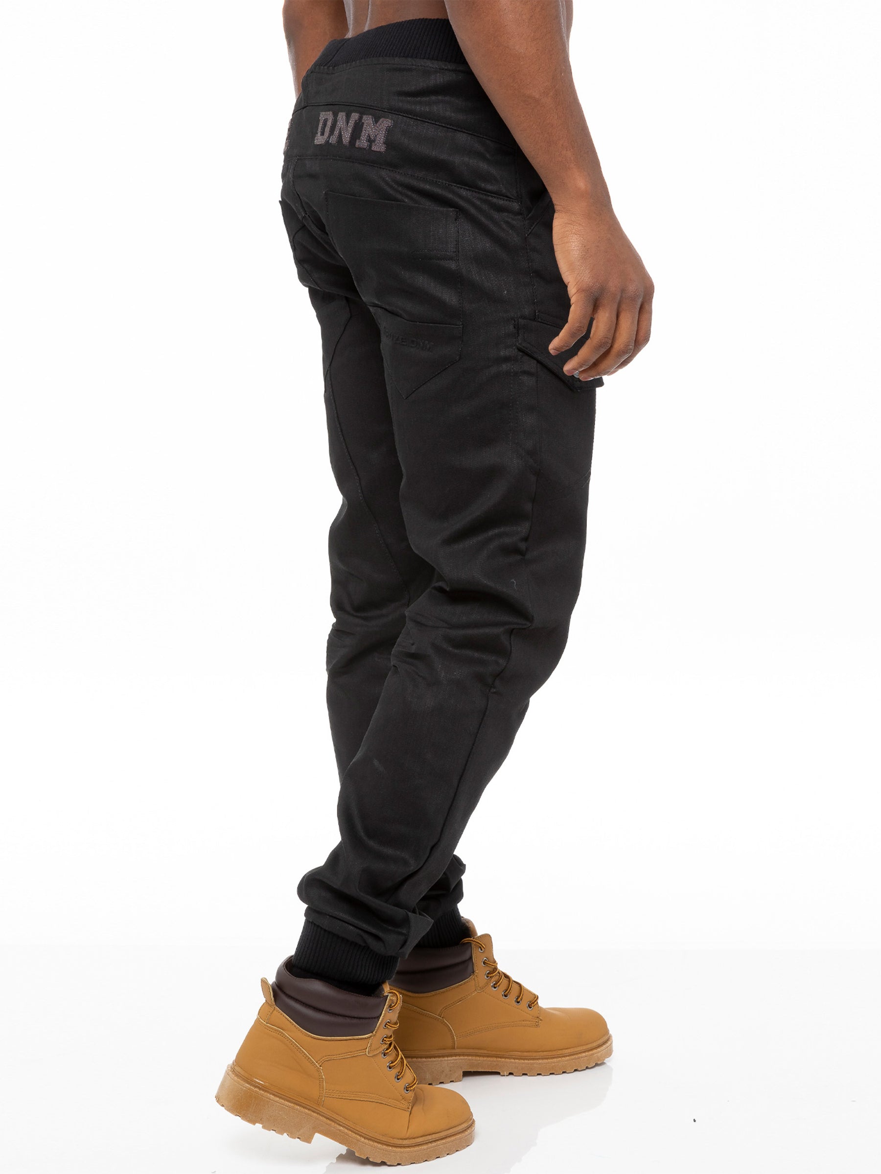 KZ101 KRUZE Mens Designer Casual Mid Stonewash Branded Denim Cuffed Jeans Pants KRUZE RAWDENIM