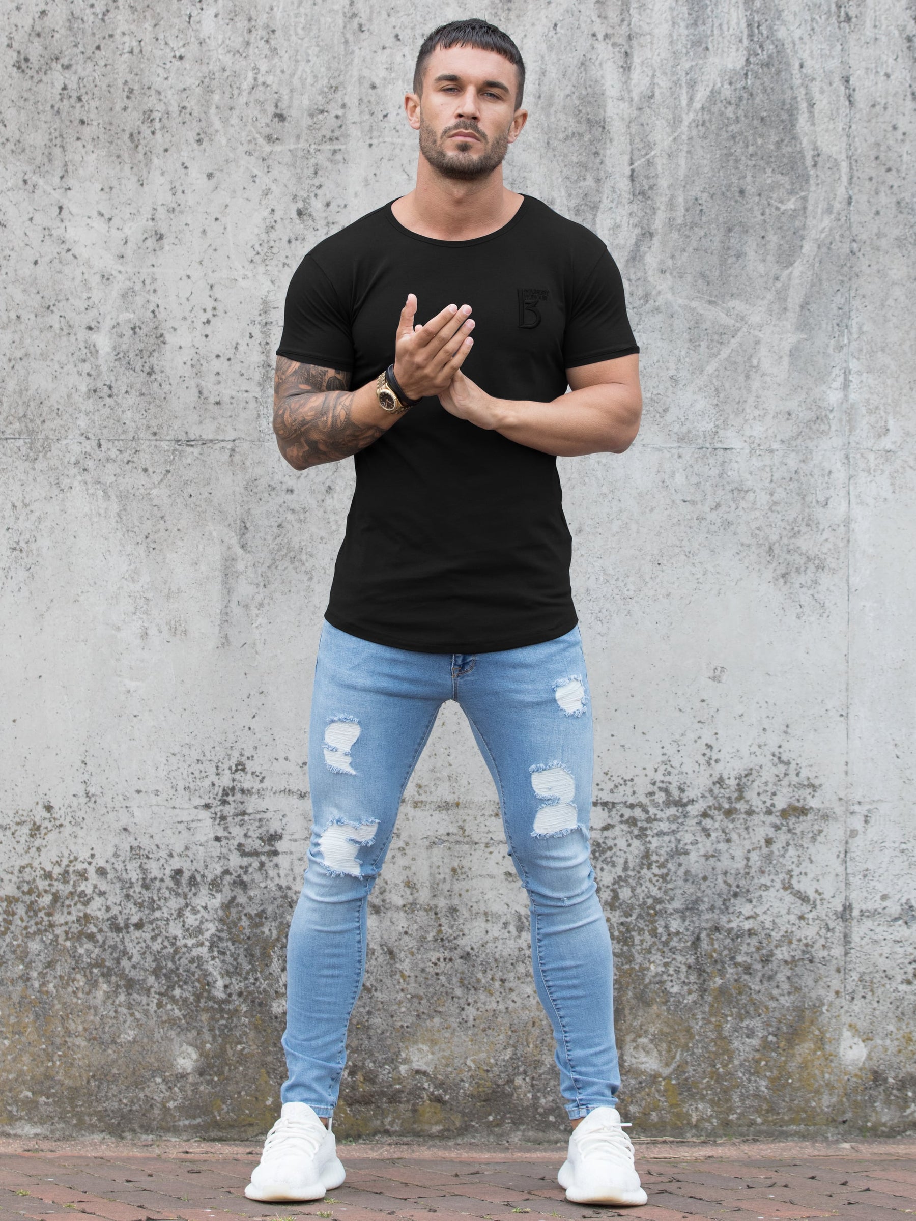 BST24 Clearance | BBH Men's Branded Short Sleeve Athletic T-shirt | Bound By Honour Bound By Honour RAWDENIM