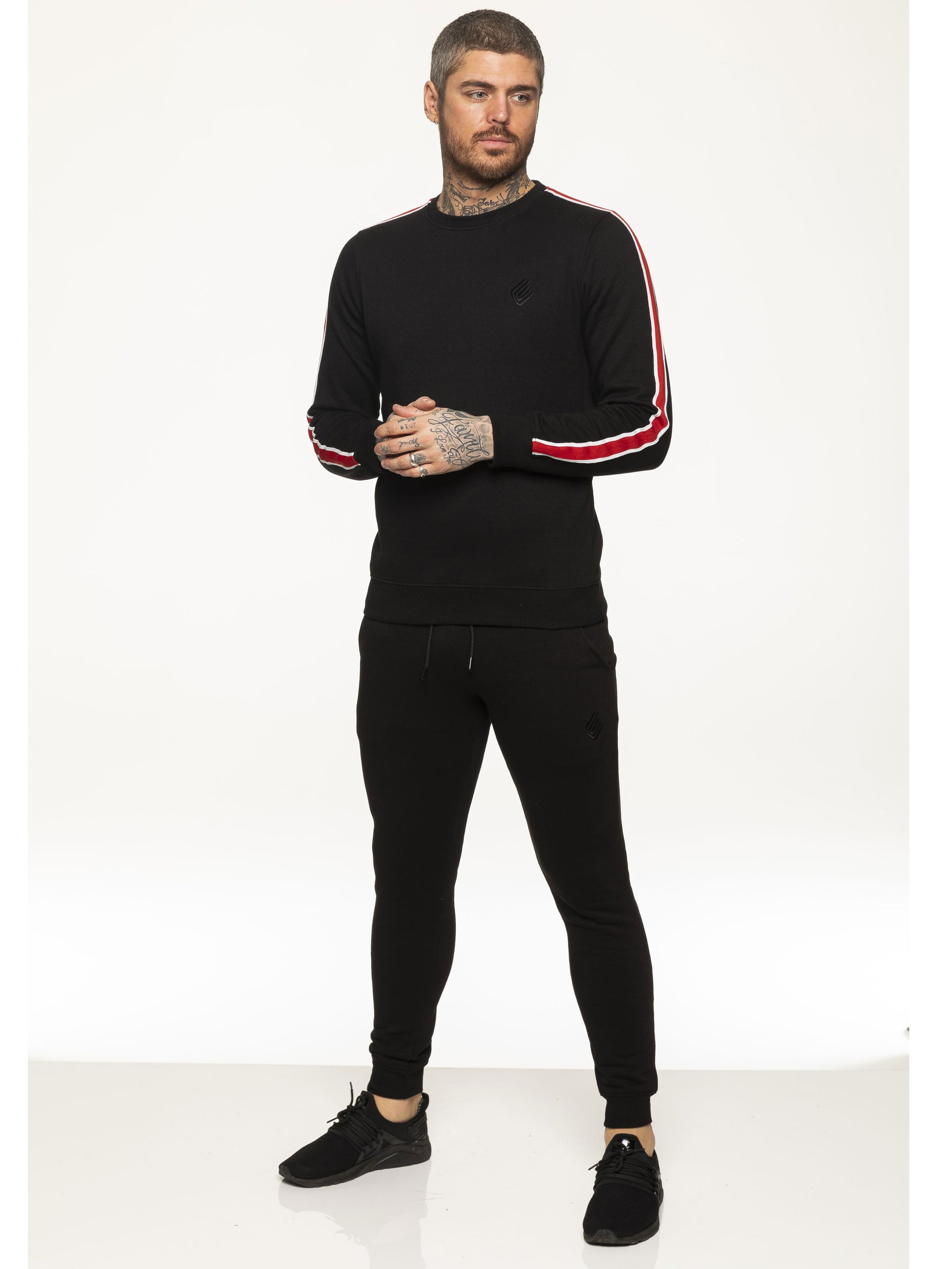 EZSW580 Mens Crew Neck Designer Sweatshirt | Enzo Designer Menswear ENZO RAWDENIM