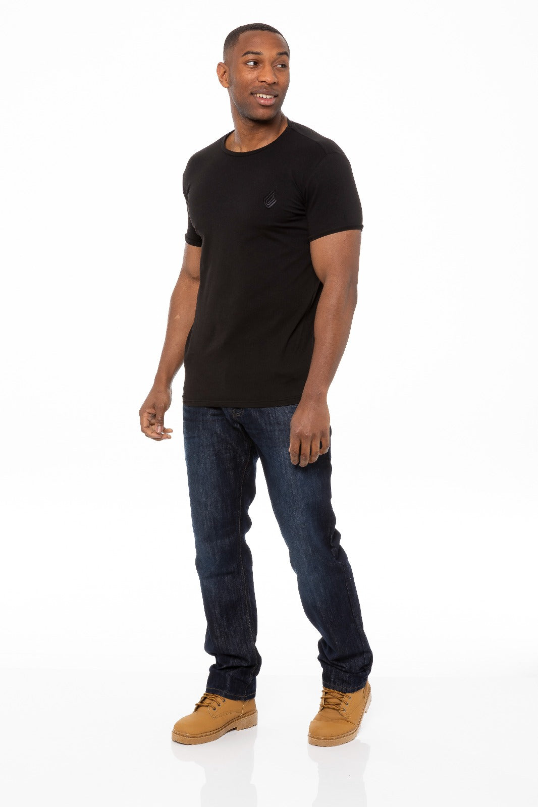 EZ408 Mens Regular Tapered Fit Enzo Designer Jeans ENZO RAWDENIM
