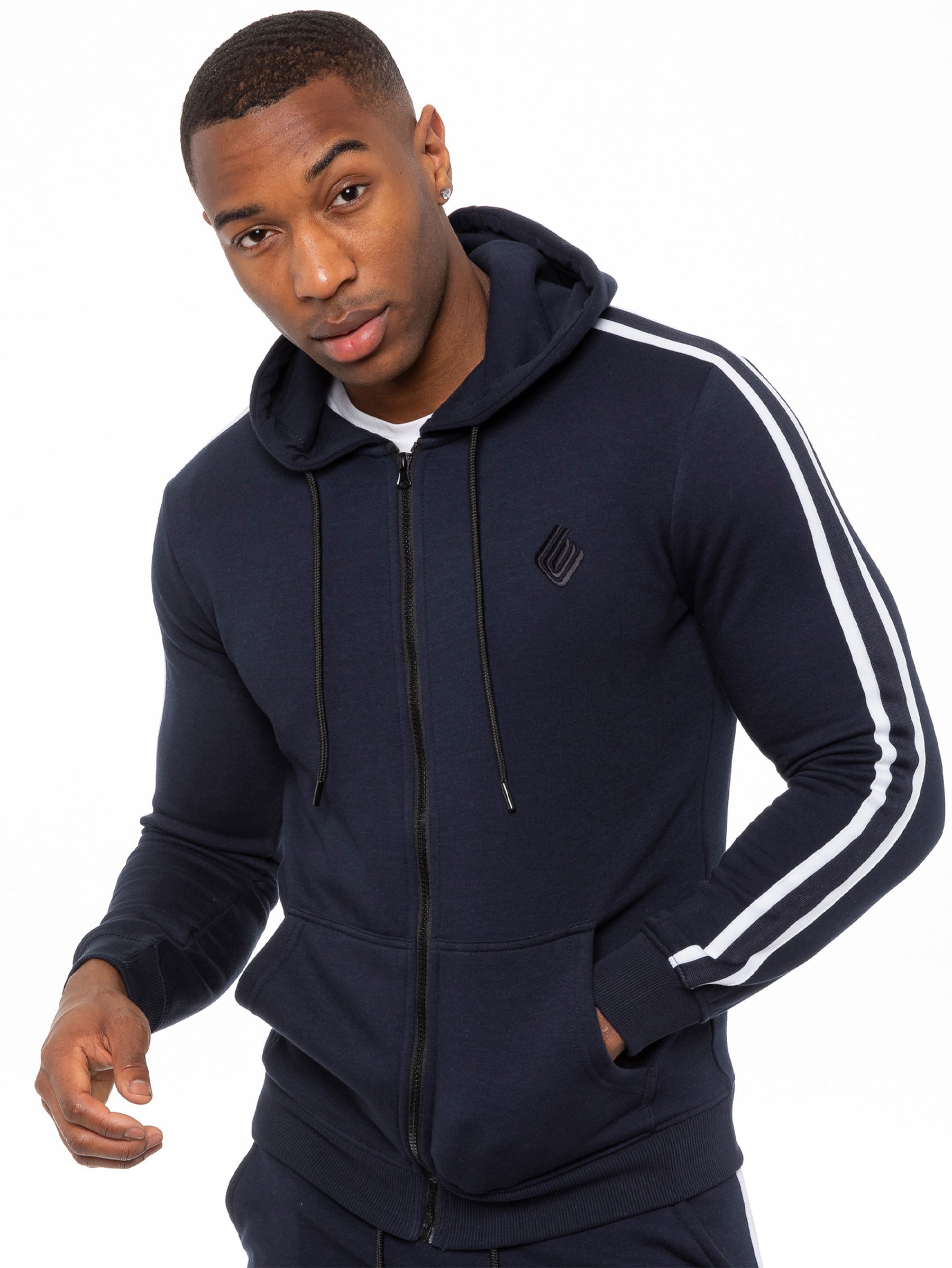 EZHD583T Mens Casual Zip Up Tracksuit Jacket | Enzo Designer Menswear ENZO RAWDENIM