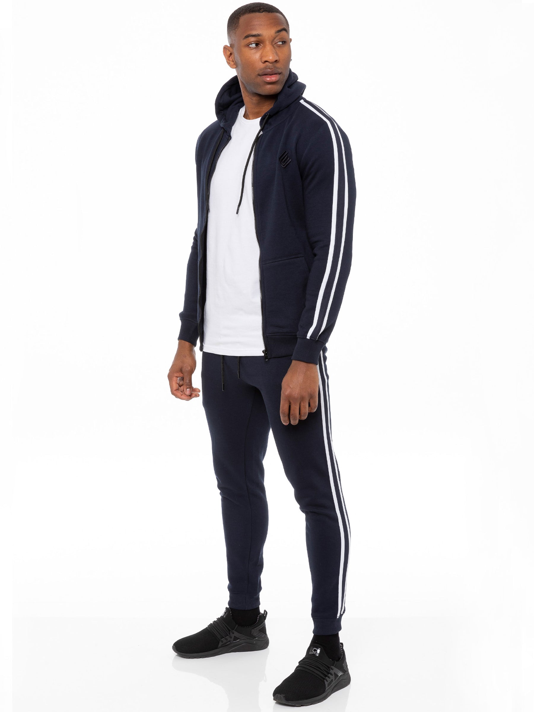 EZHD583T Mens Casual Zip Up Tracksuit Jacket | Enzo Designer Menswear ENZO RAWDENIM