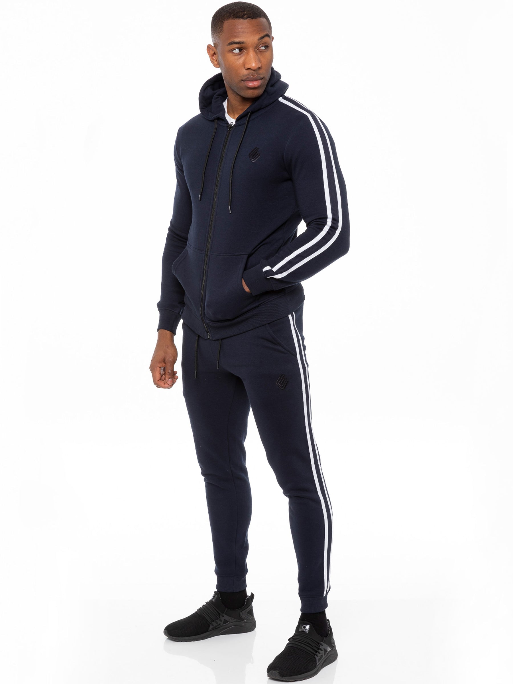 EZHD583T Mens Casual Zip Up Tracksuit Jacket | Enzo Designer Menswear ENZO RAWDENIM