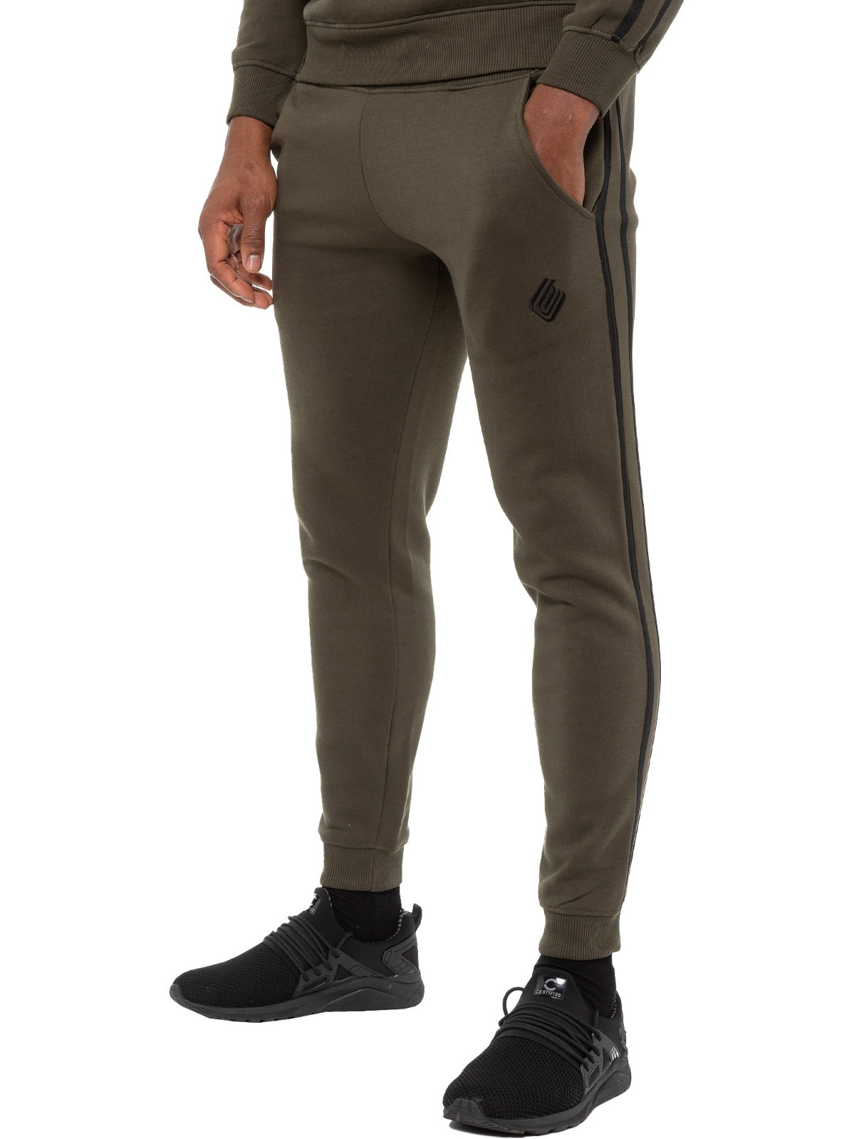 EZJG582T Mens Striped Tracksuit Joggers | Enzo Designer Menswear ENZO RAWDENIM