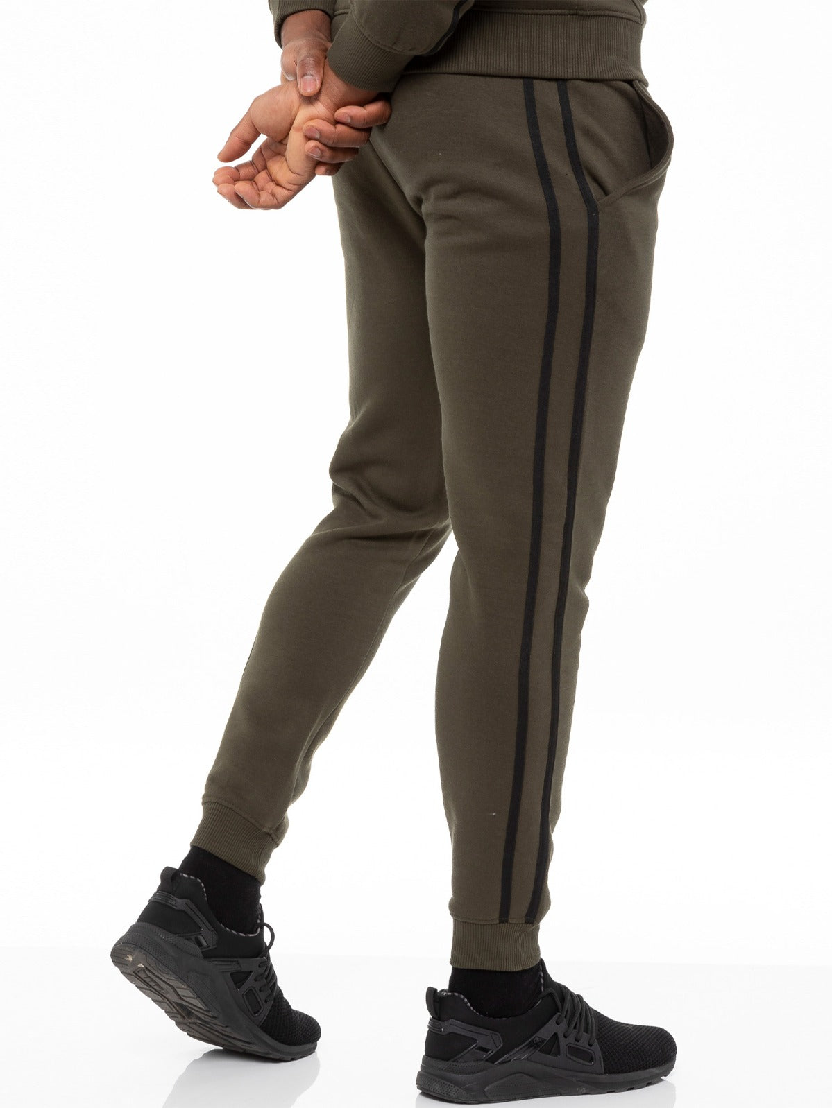 EZJG582T Mens Striped Tracksuit Joggers | Enzo Designer Menswear ENZO RAWDENIM