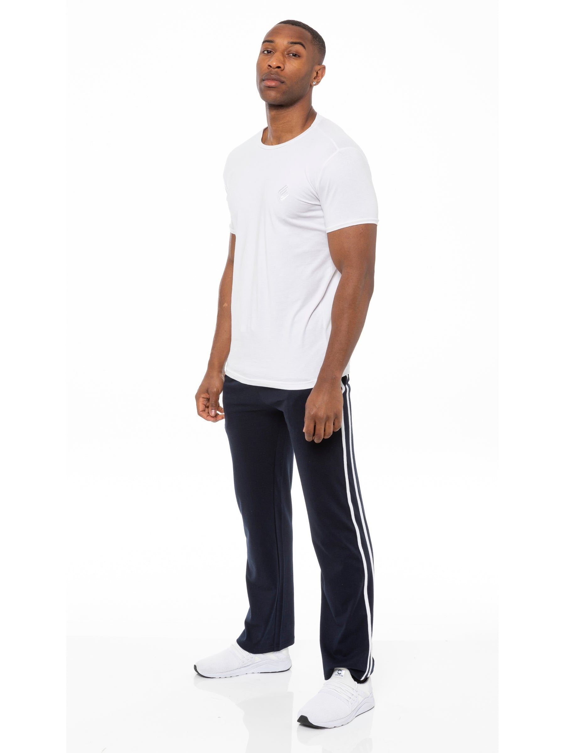 EZPL586 Mens Casual Striped Pyjama Lounge Pants | ENZO Designer Menswear ENZO RAWDENIM