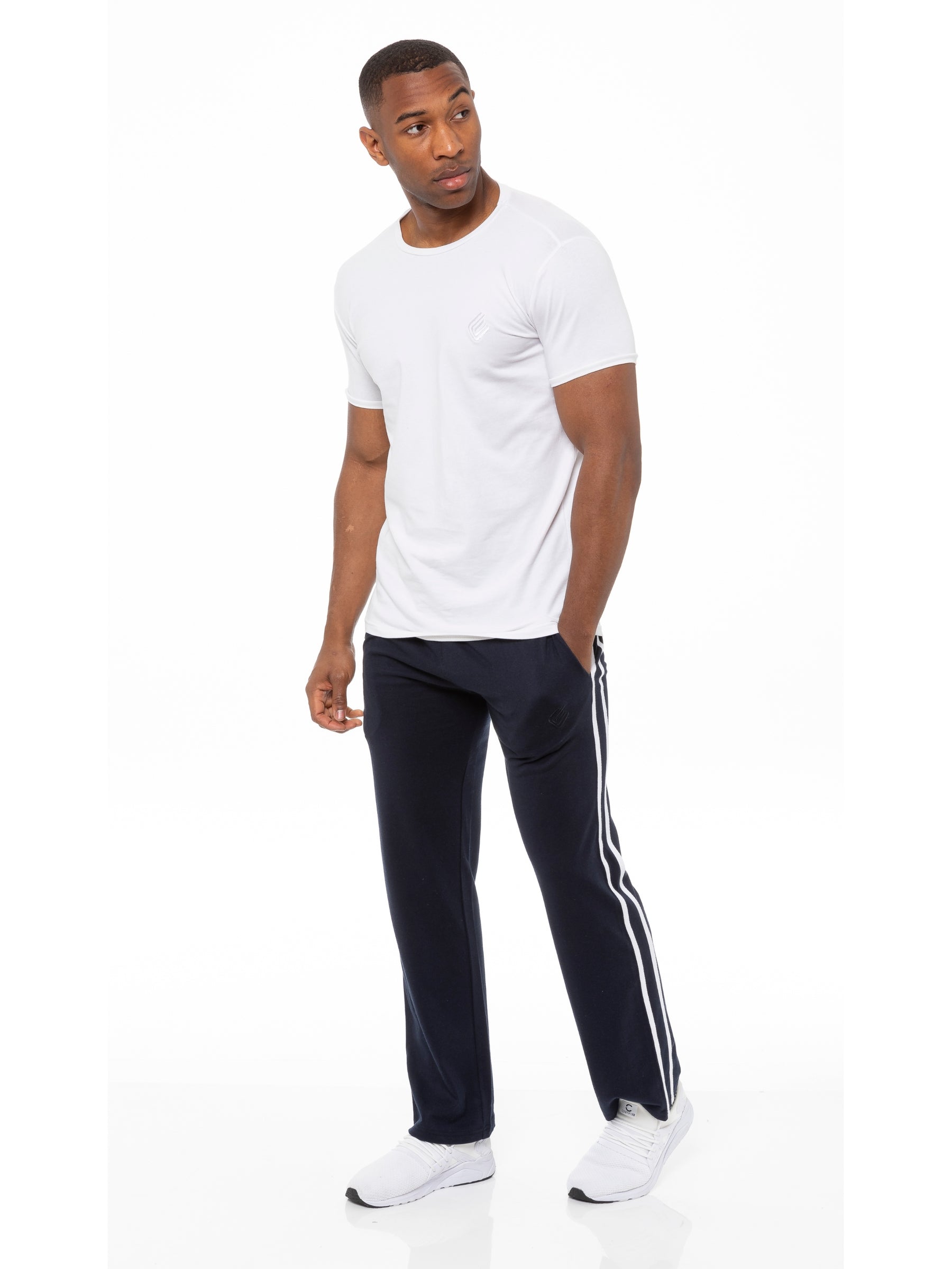 EZPL586 Mens Casual Striped Pyjama Lounge Pants | ENZO Designer Menswear ENZO RAWDENIM