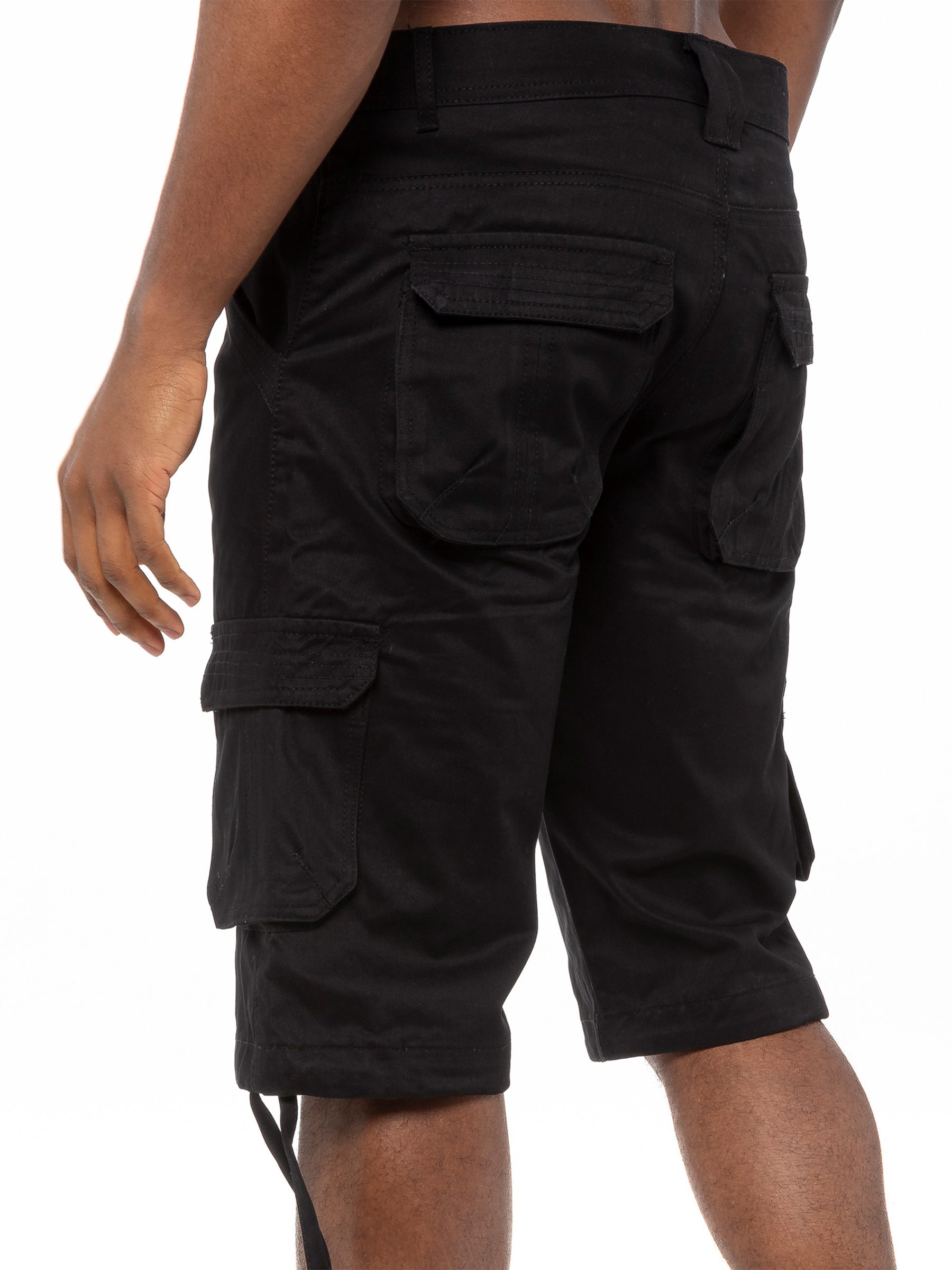 EZS405 Enzo Mens Cargo Combat Shorts | Enzo Designer Menswear ENZO RAWDENIM