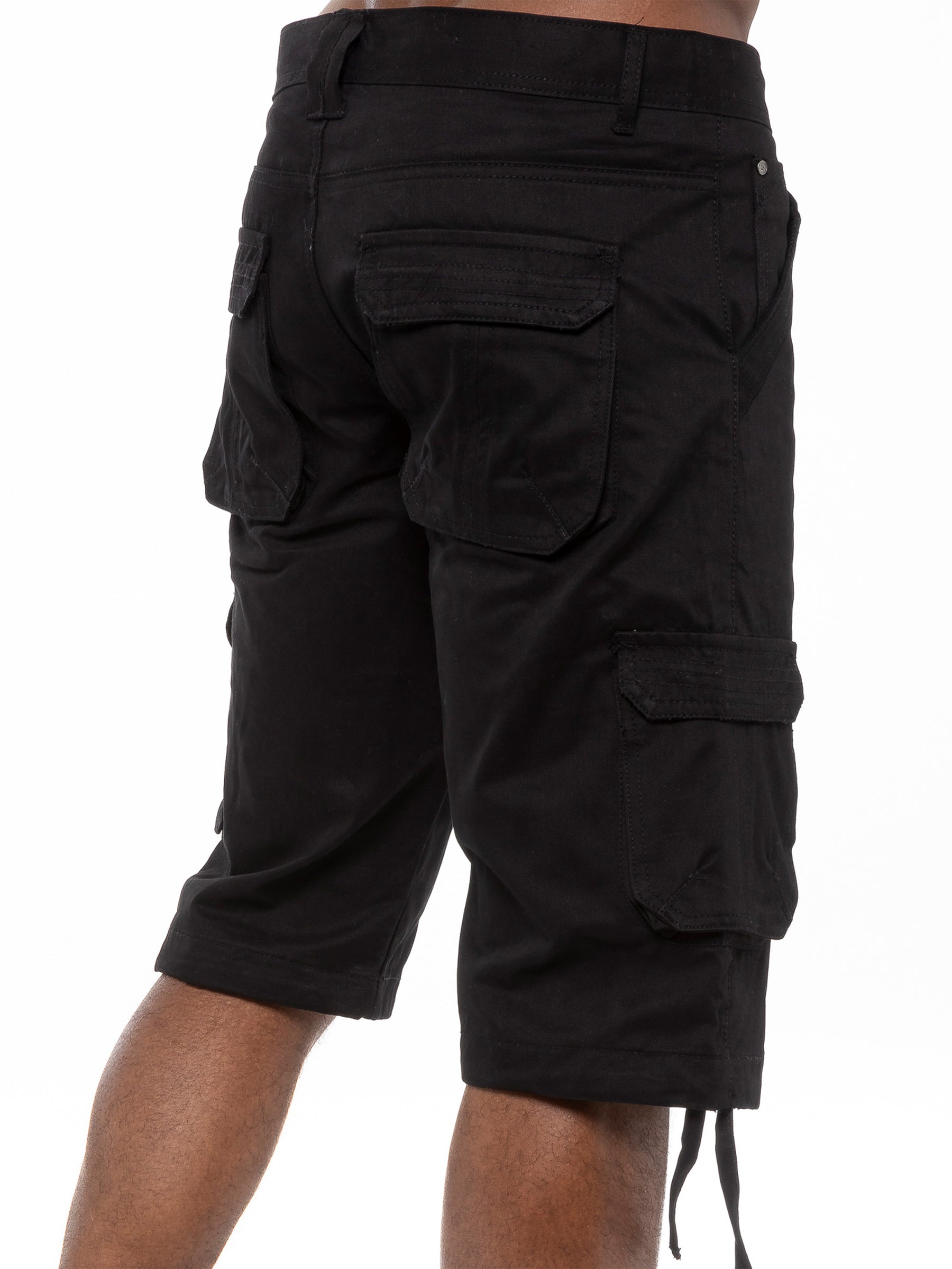 EZS405 Enzo Mens Cargo Combat Shorts | Enzo Designer Menswear ENZO RAWDENIM