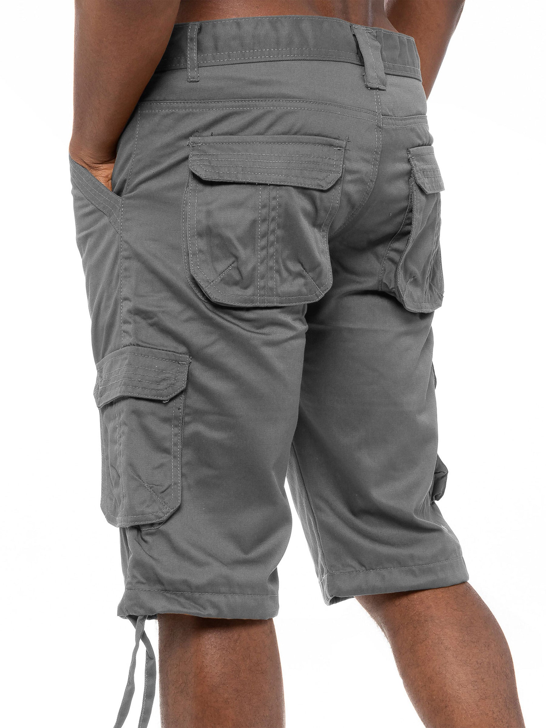 EZS405 Enzo Mens Cargo Combat Shorts | Enzo Designer Menswear ENZO RAWDENIM