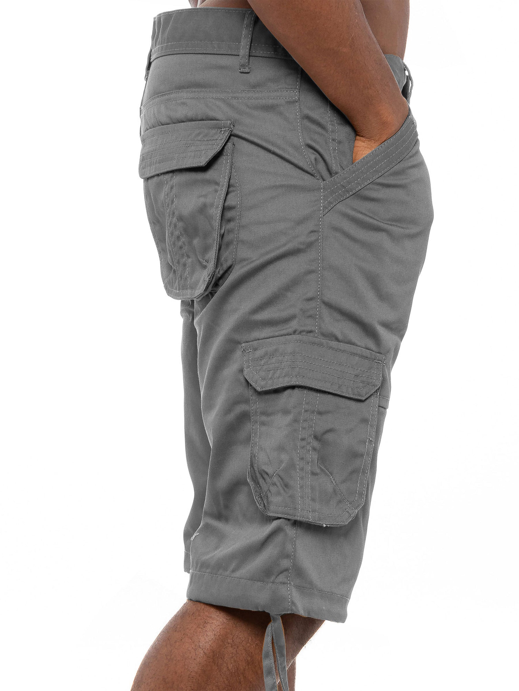EZS405 Enzo Mens Cargo Combat Shorts | Enzo Designer Menswear ENZO RAWDENIM