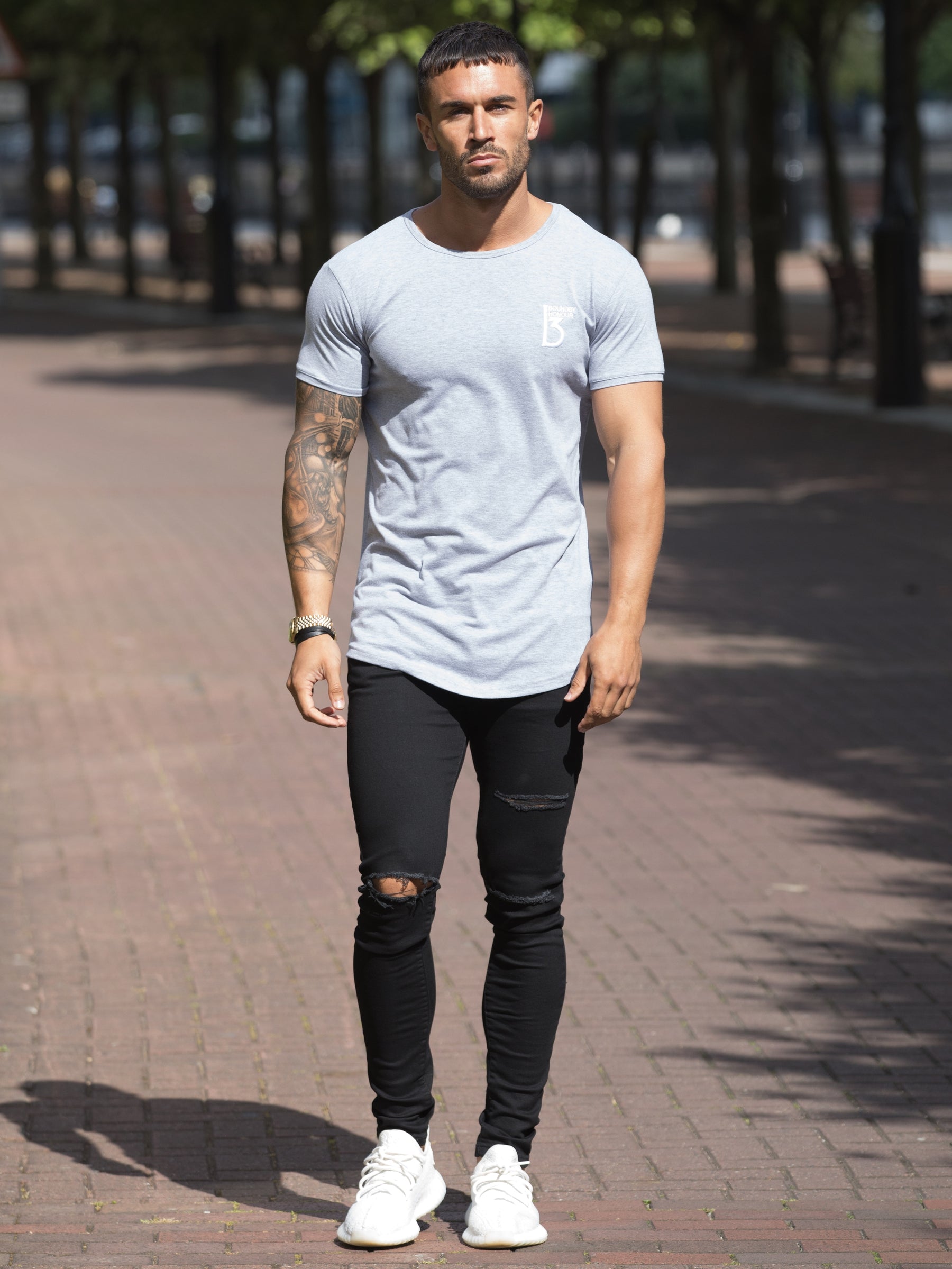 BST24 Clearance | BBH Men's Branded Short Sleeve Athletic T-shirt | Bound By Honour Bound By Honour RAWDENIM