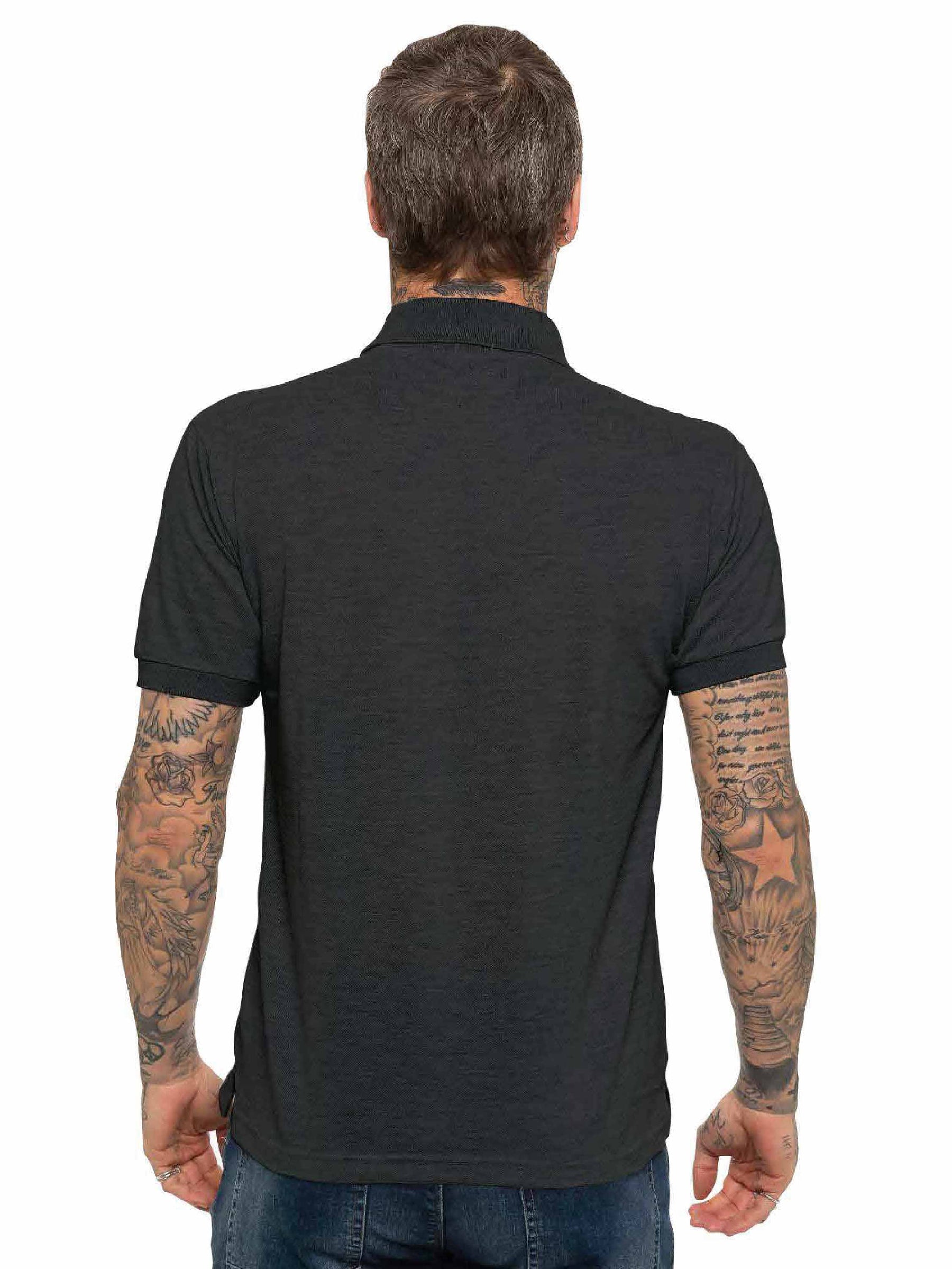 KZPL105 Mens Kruze Clothing | Mens Pique Polo T-Shirt KRUZE RAWDENIM