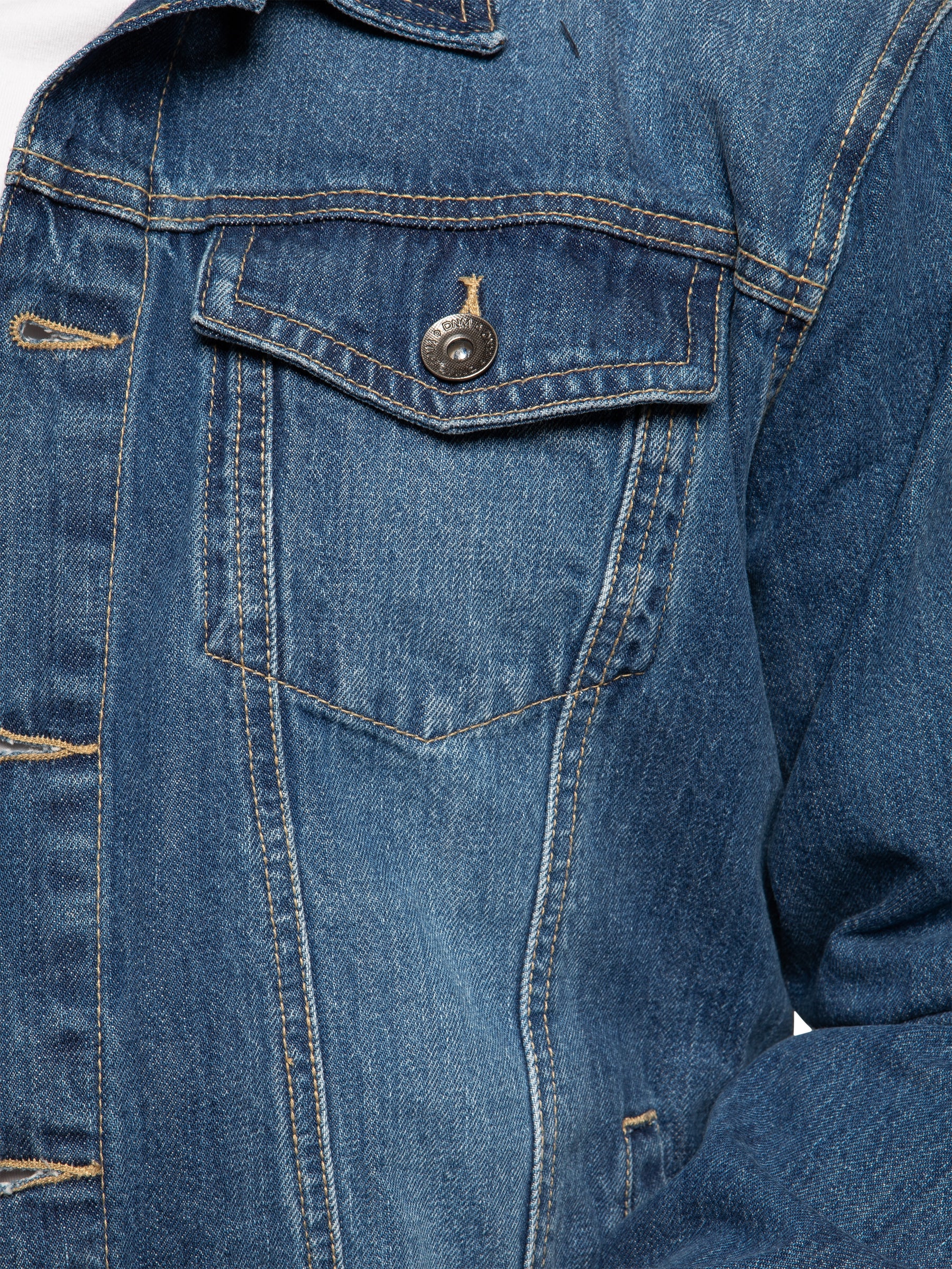 EZJ391 MSW Mens Enzo Denim Designer Jacket - MSW | Enzo Designer Menswear ENZO RAWDENIM