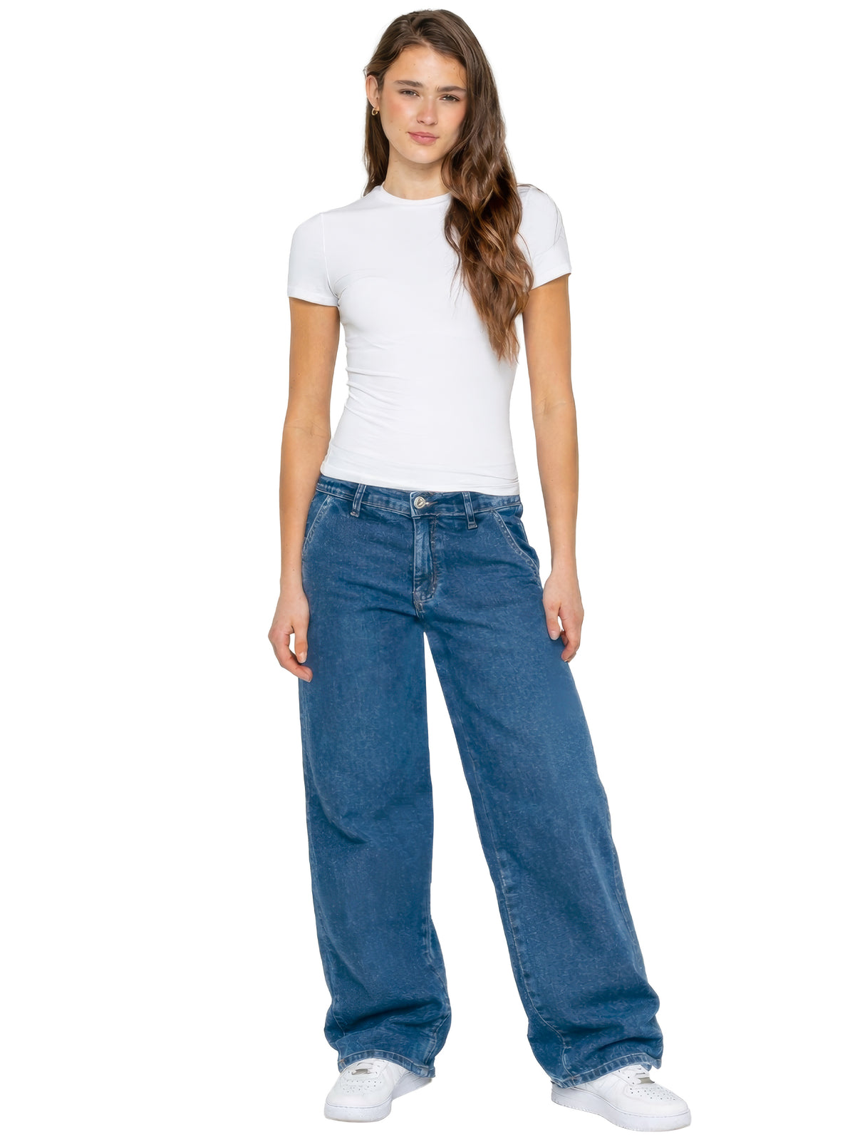 Enzo | Womens Baggy Jeans