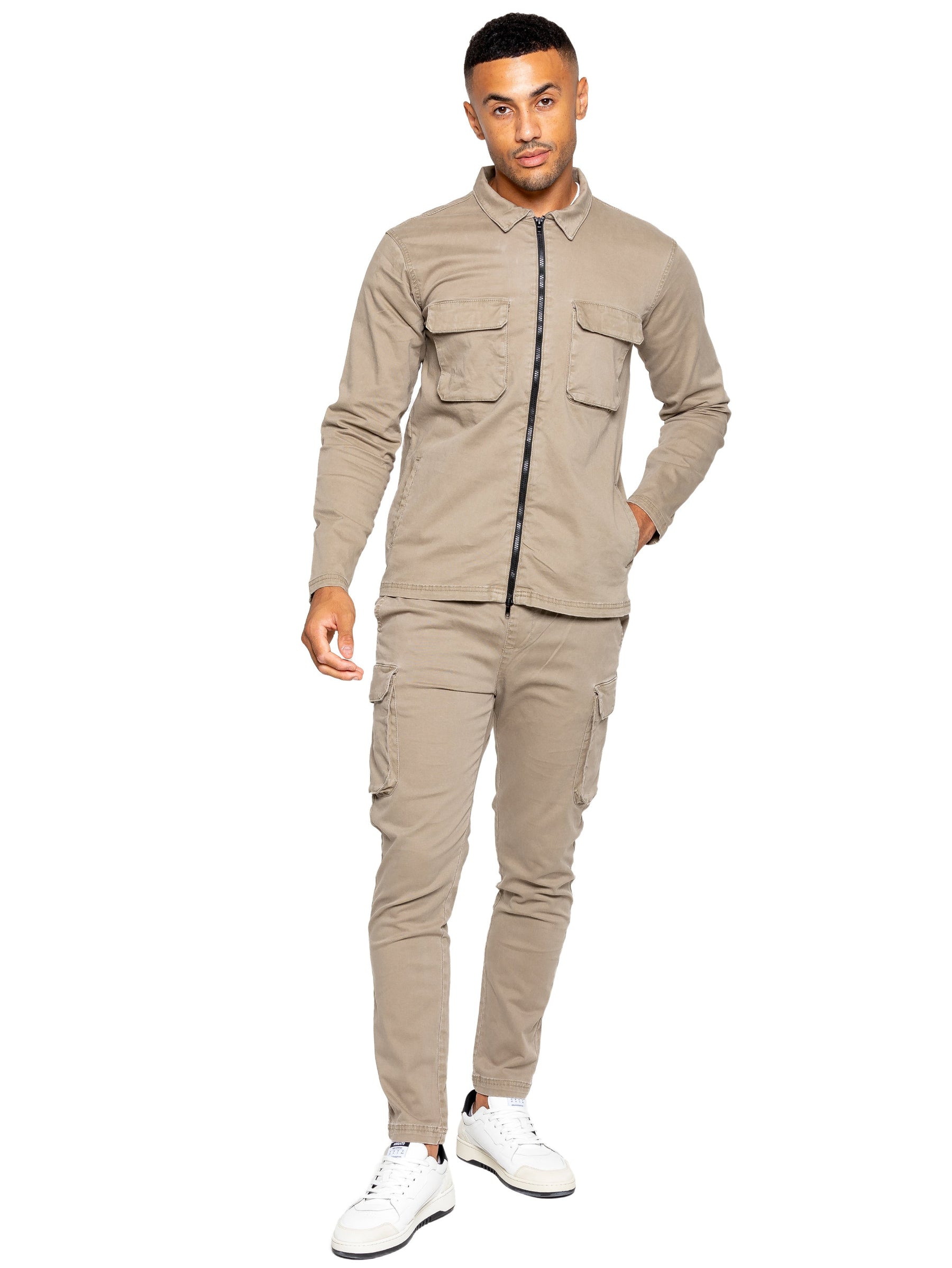 EZ612 Copy of Enzo | Mens Cargo Trousers ENZO RAWDENIM